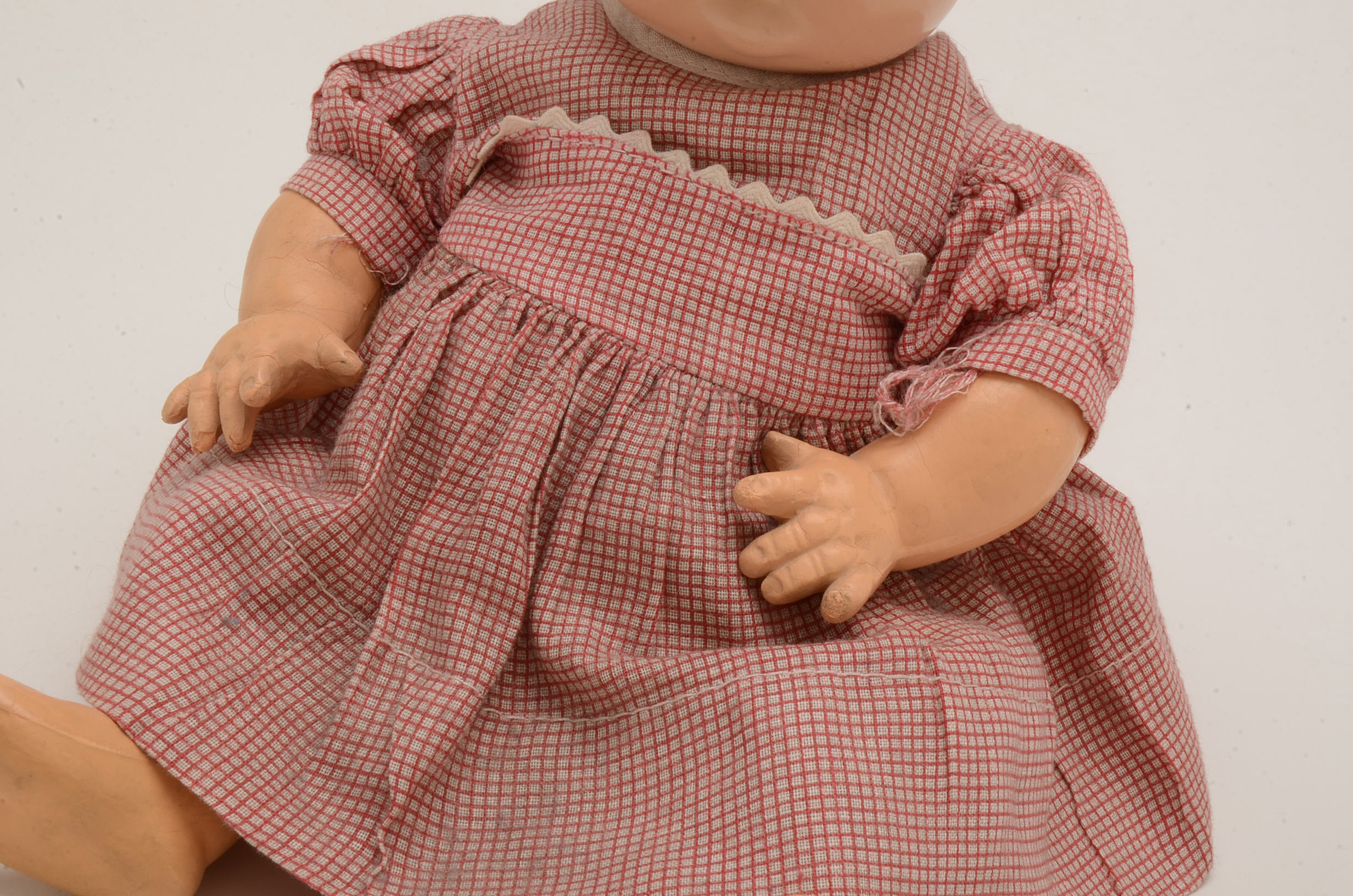 Pair of Effanbee's Dy Dee Doll with Trunk and Accessories