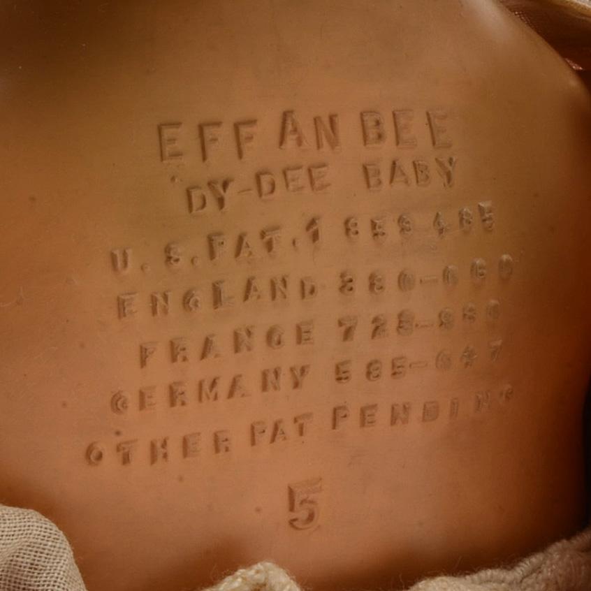 Pair of Effanbee's Dy Dee Doll with Trunk and Accessories