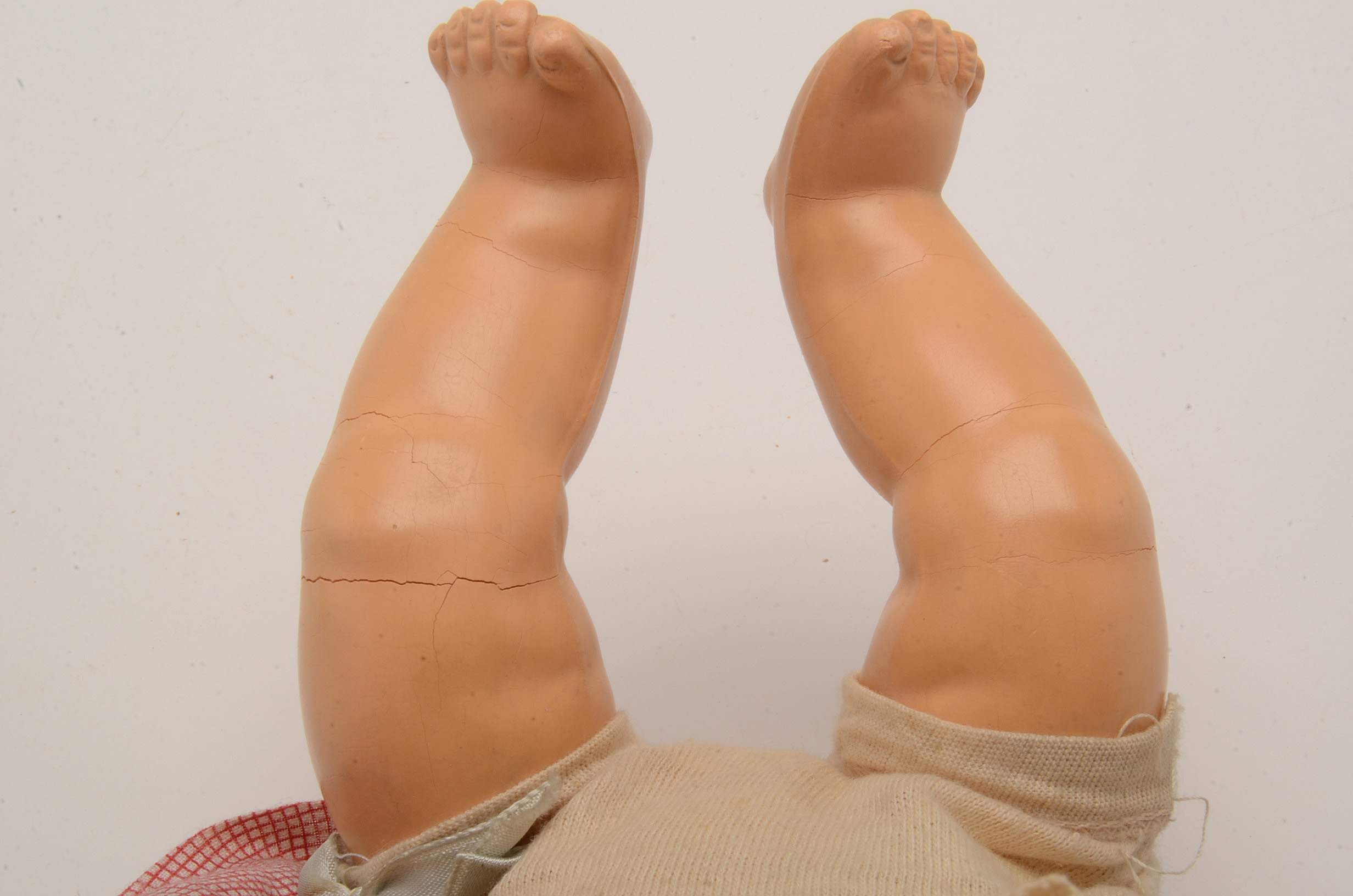 Pair of Effanbee's Dy Dee Doll with Trunk and Accessories