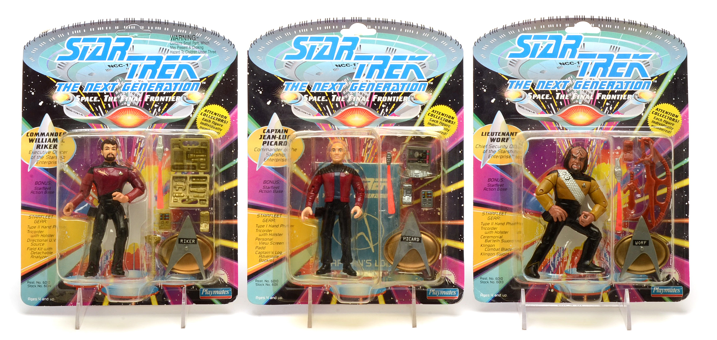 "Star Trek: The Next Generation" Collectible Action Figures