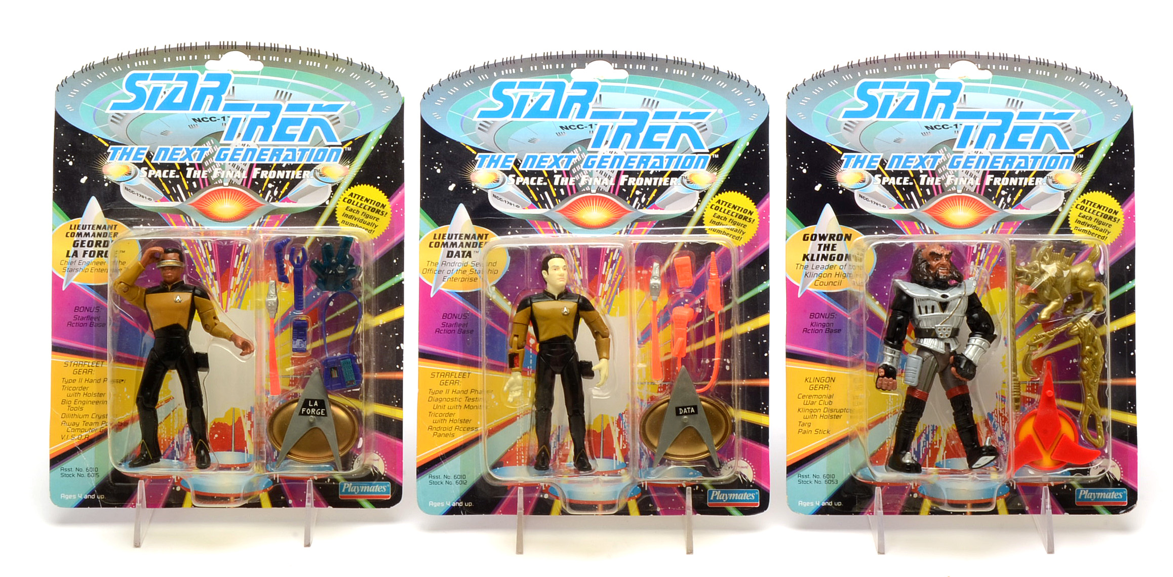 "Star Trek: The Next Generation" Collectible Action Figures