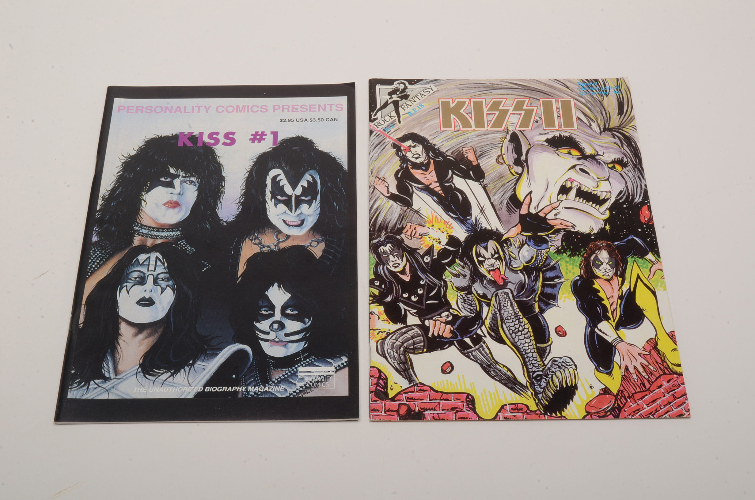 Assorted Collectible “Kiss” Comics and Magazine