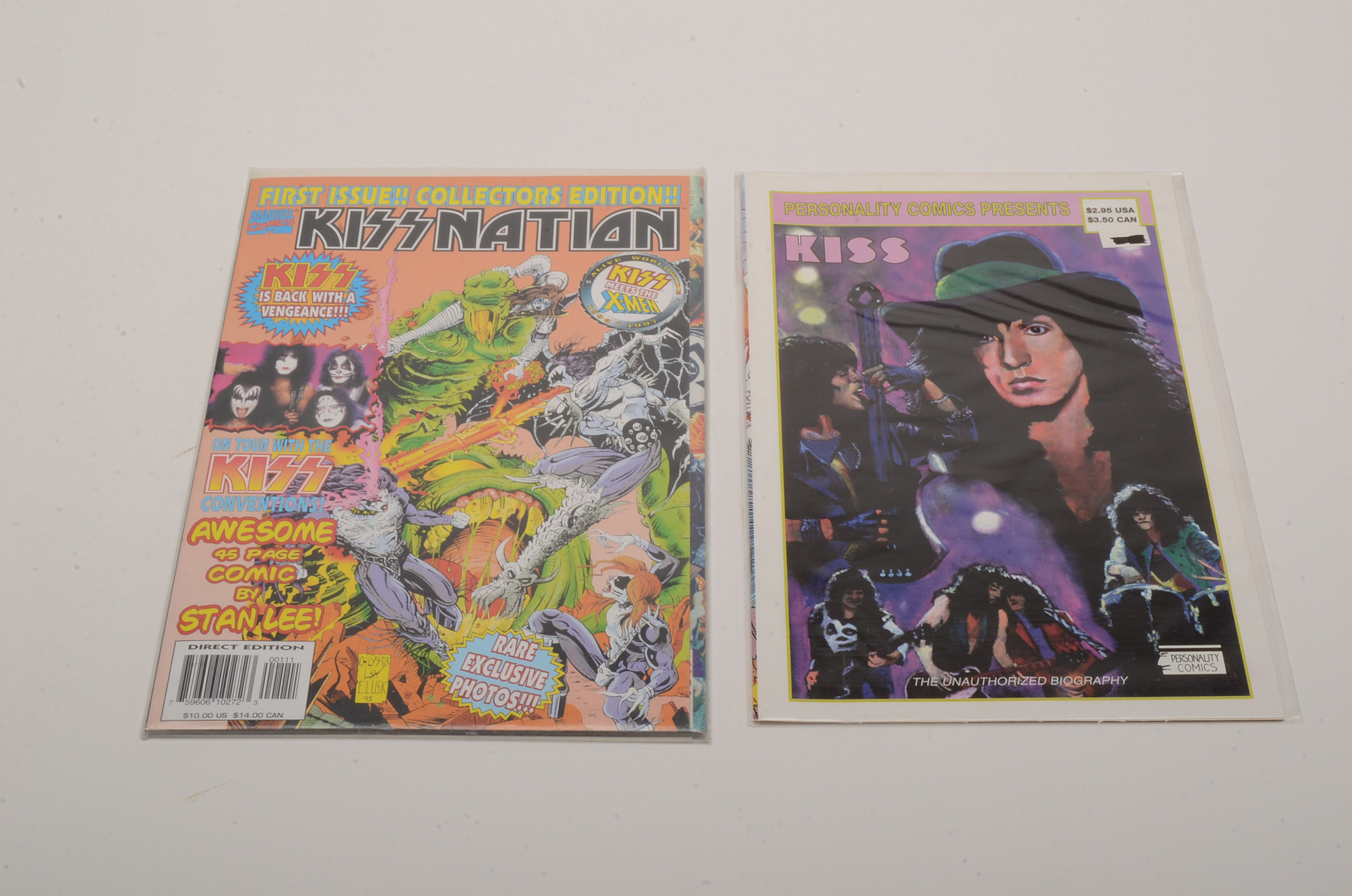 Assorted Collectible “Kiss” Comics and Magazine