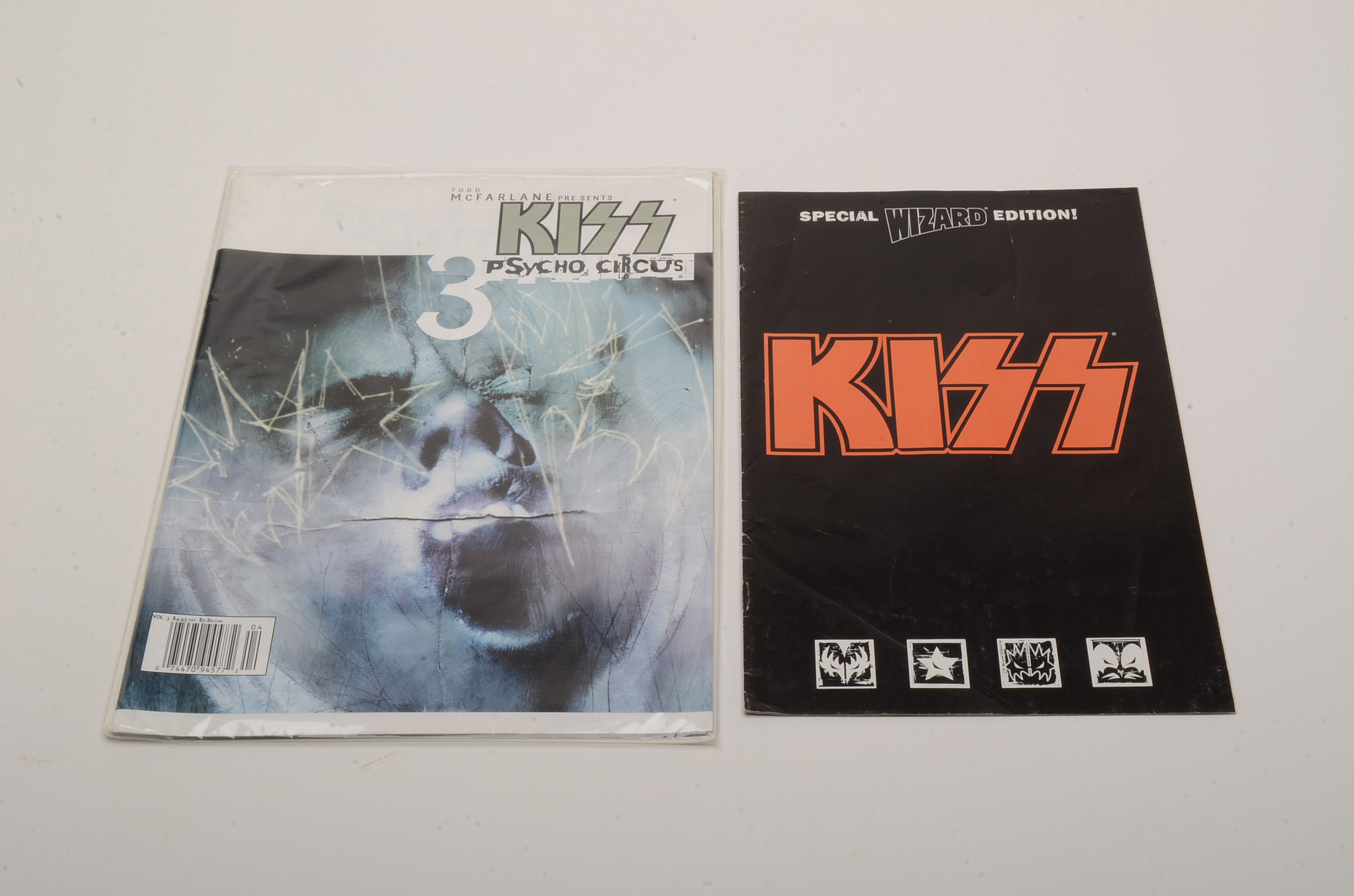 Assorted Collectible “Kiss” Comics and Magazine