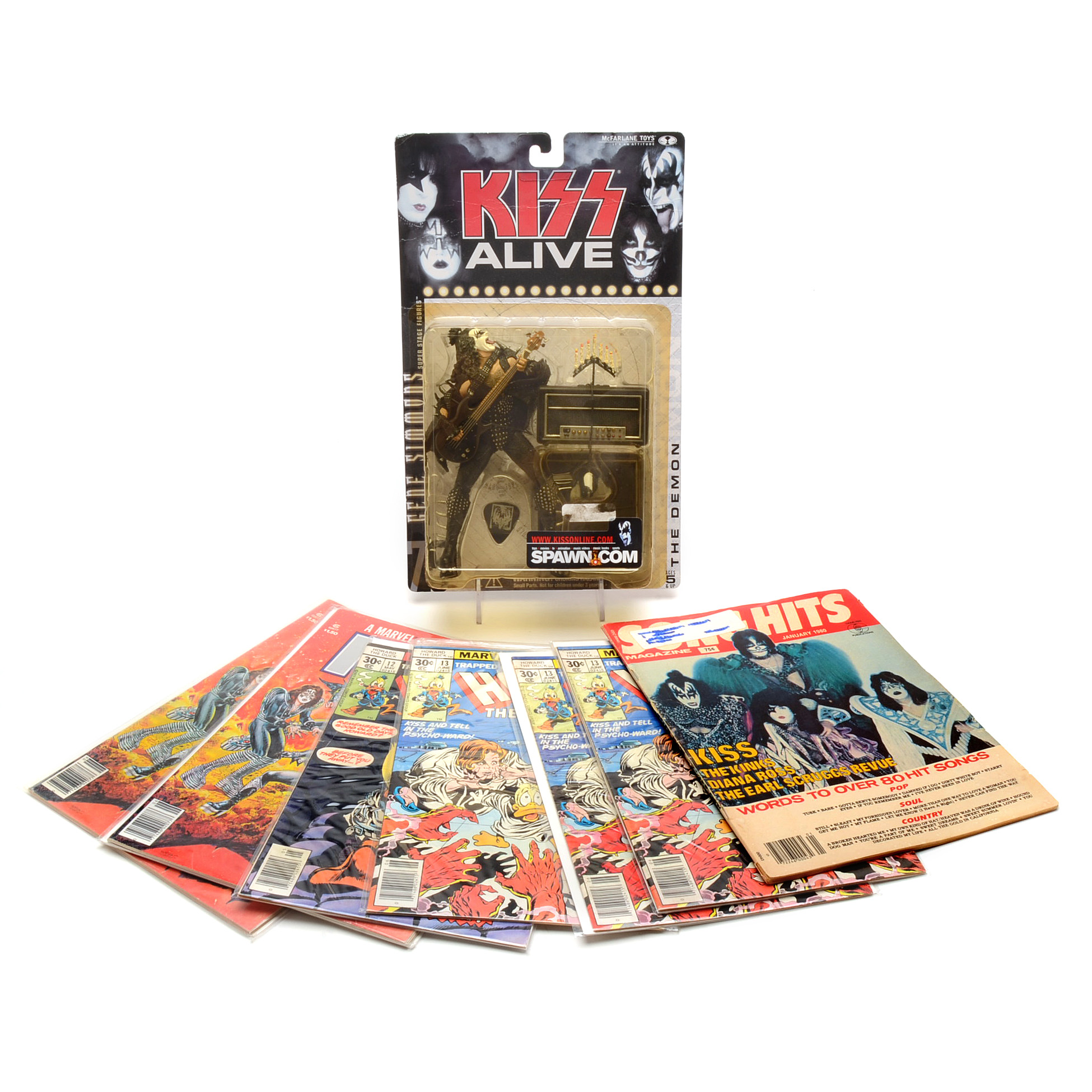 Assorted Kiss Collectibles