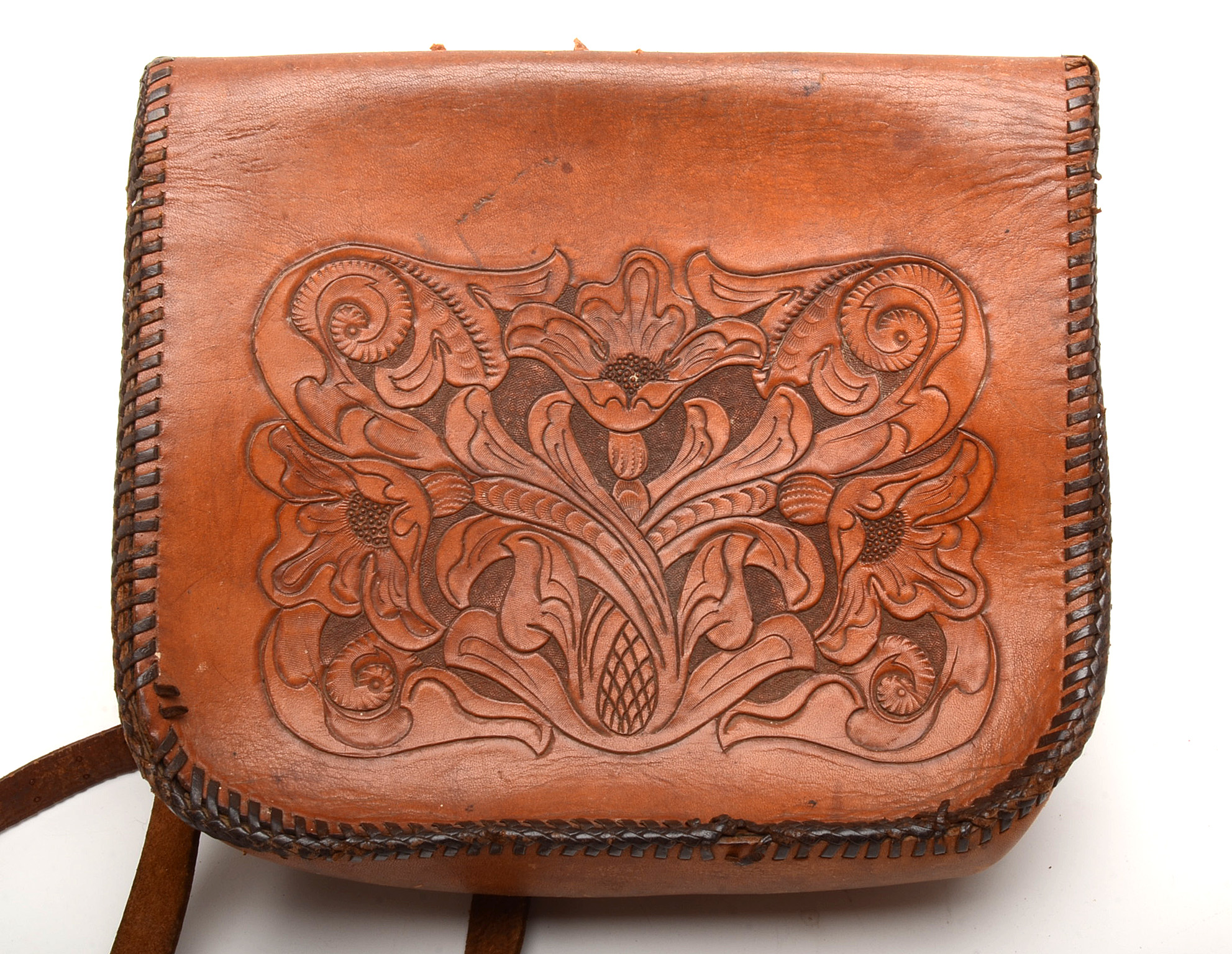 Vintage Tooled Leather Handbags