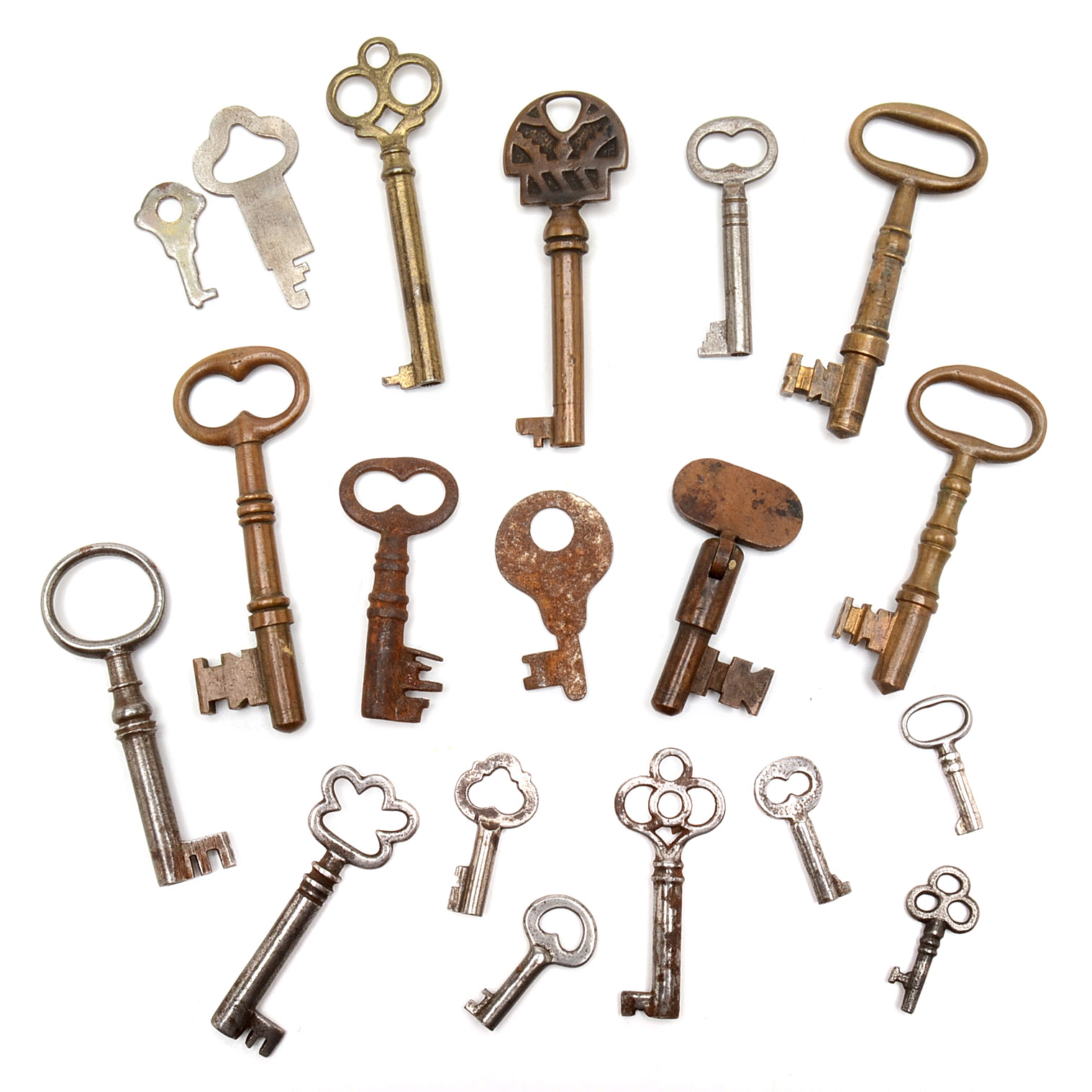 Assorted Vintage Key Collection