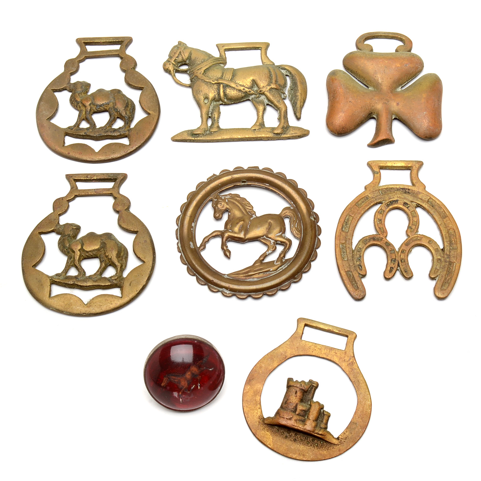 Vintage Equestrian Harness Medallions