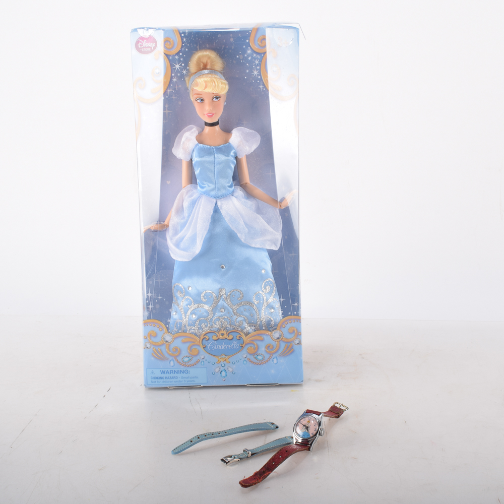 Cinderella Doll and Vintage Watch