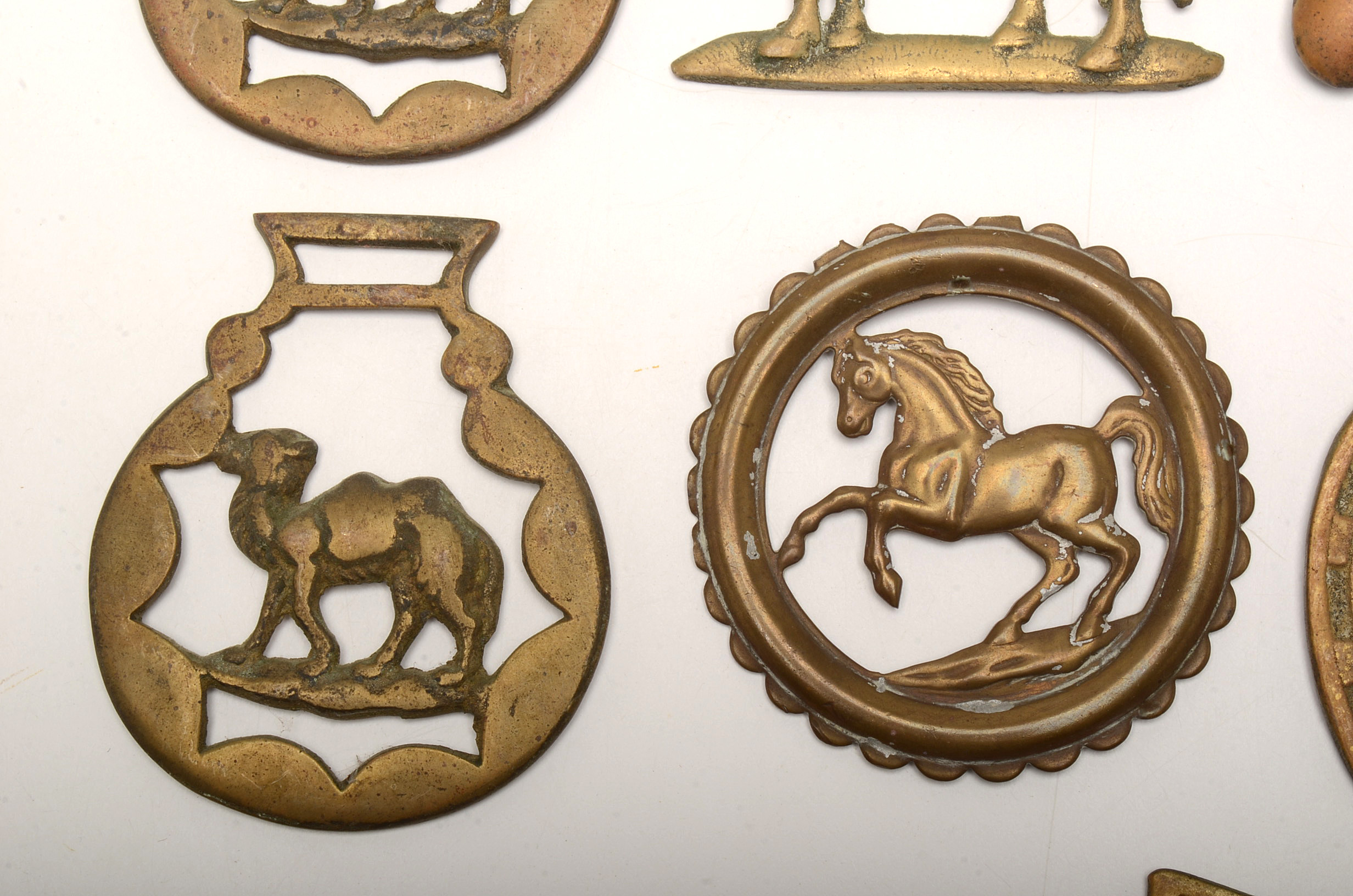 Vintage Equestrian Harness Medallions