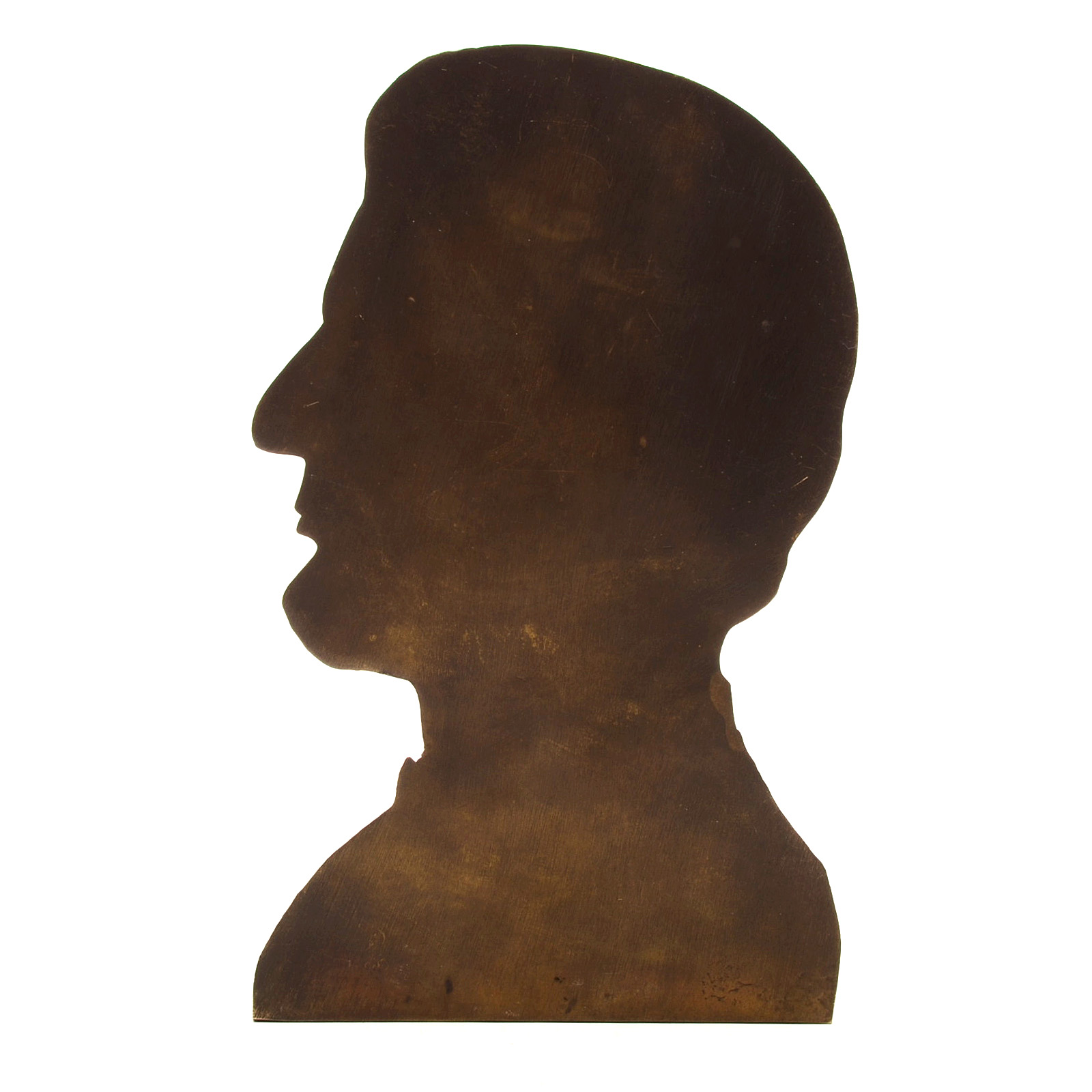 Abraham Lincoln Bronze Tone  Metal Bookend