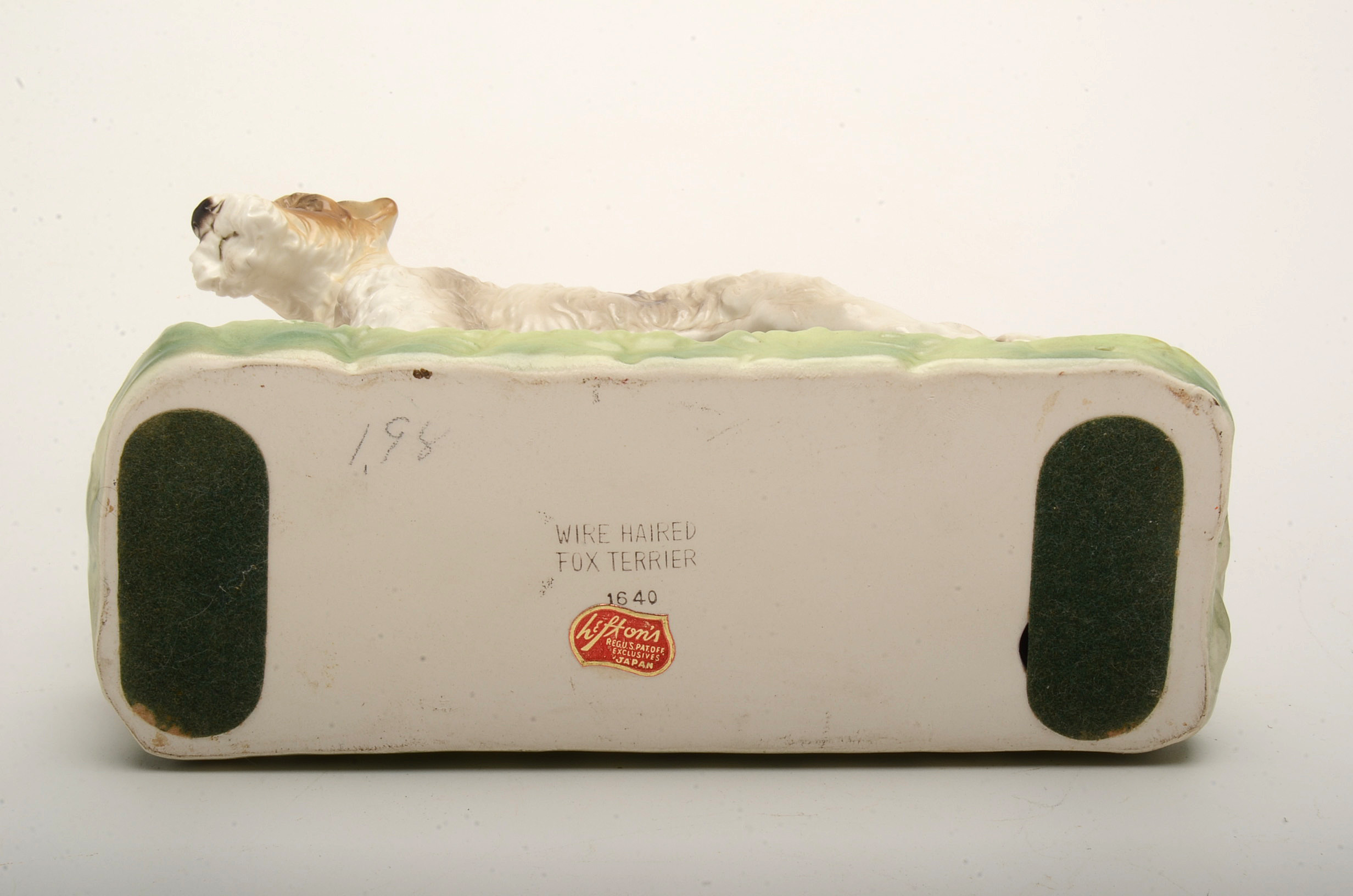 Vintage Wirehair Terrier Ceramic Figurines