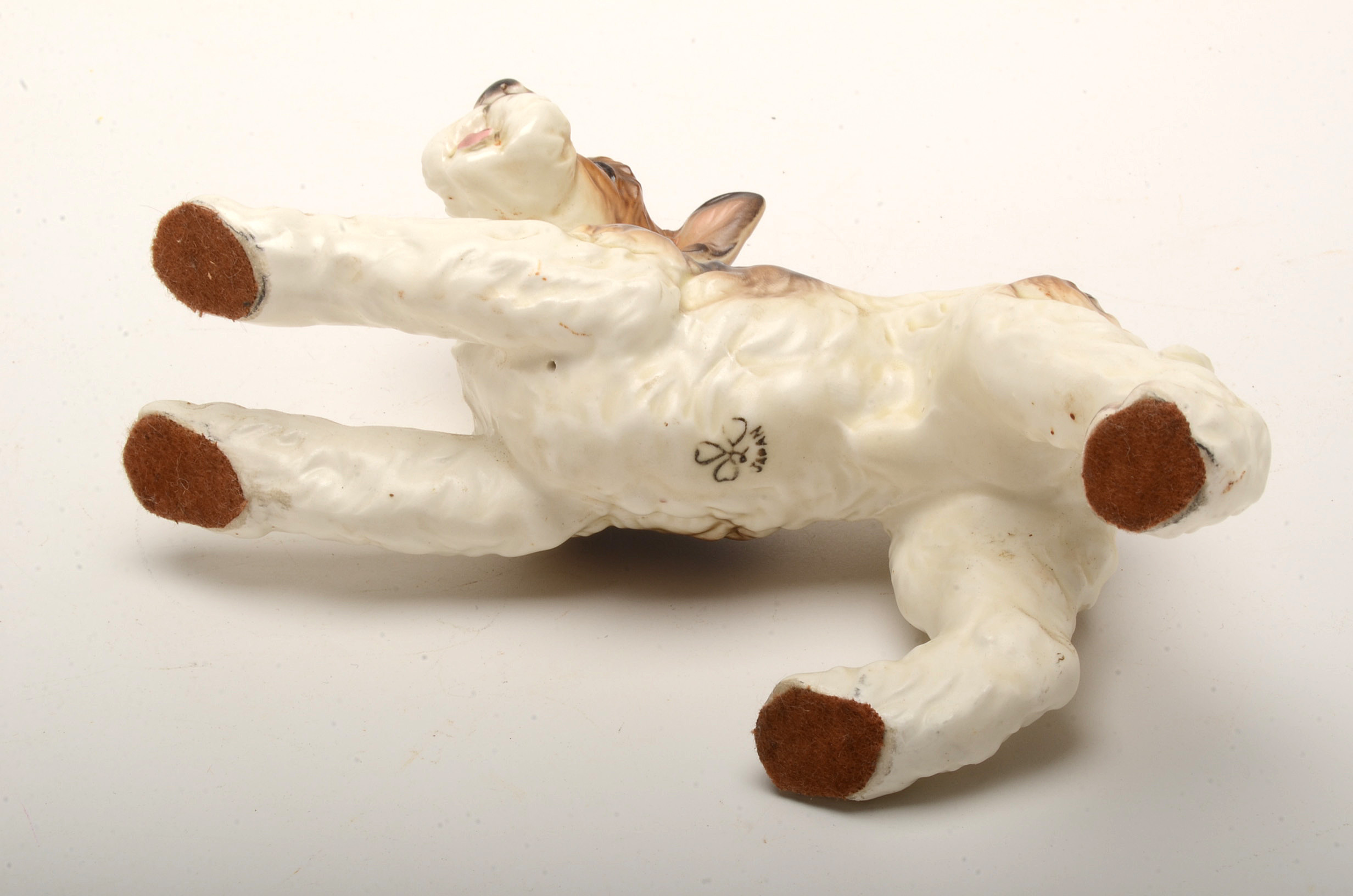 Vintage Wirehair Terrier Ceramic Figurines