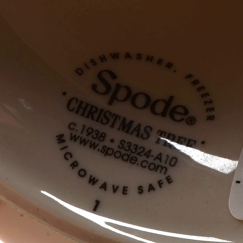 Spode "Christmas Tree" China Serving Set