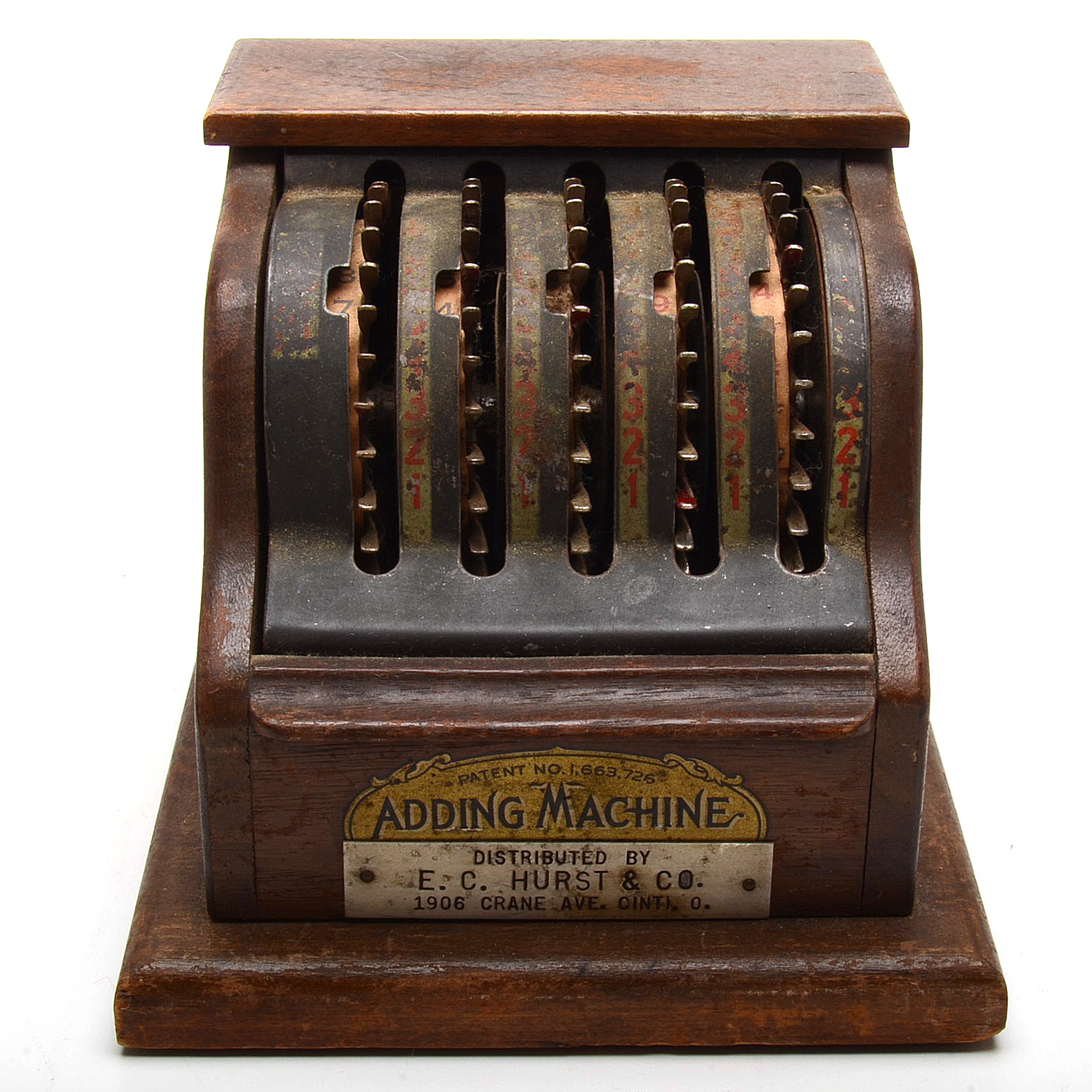 Vintage Coin Deposit Bank, Adding Machine and Mechanical Tools