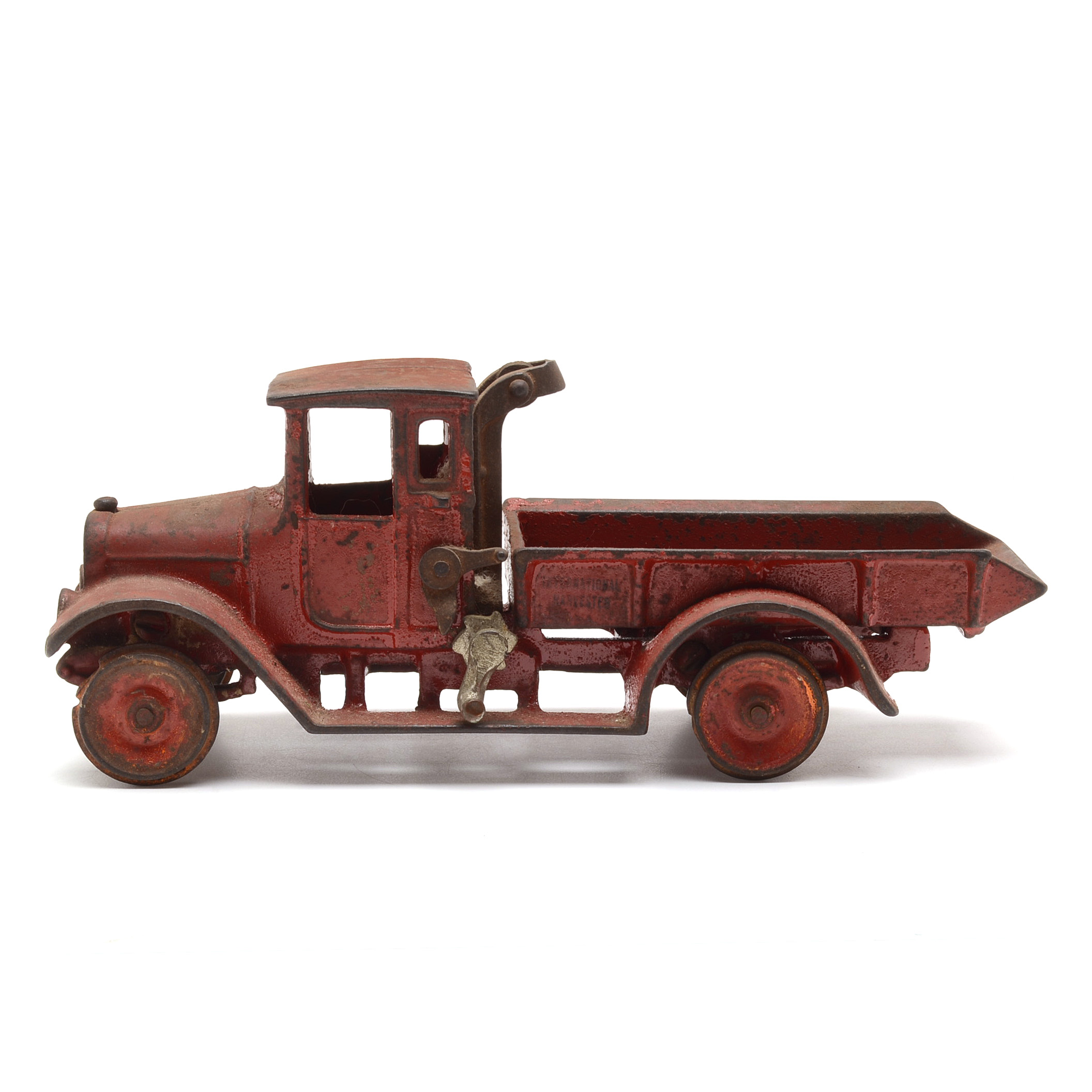 1920s Cast Iron International Harvester Dump Truck by Arcade
