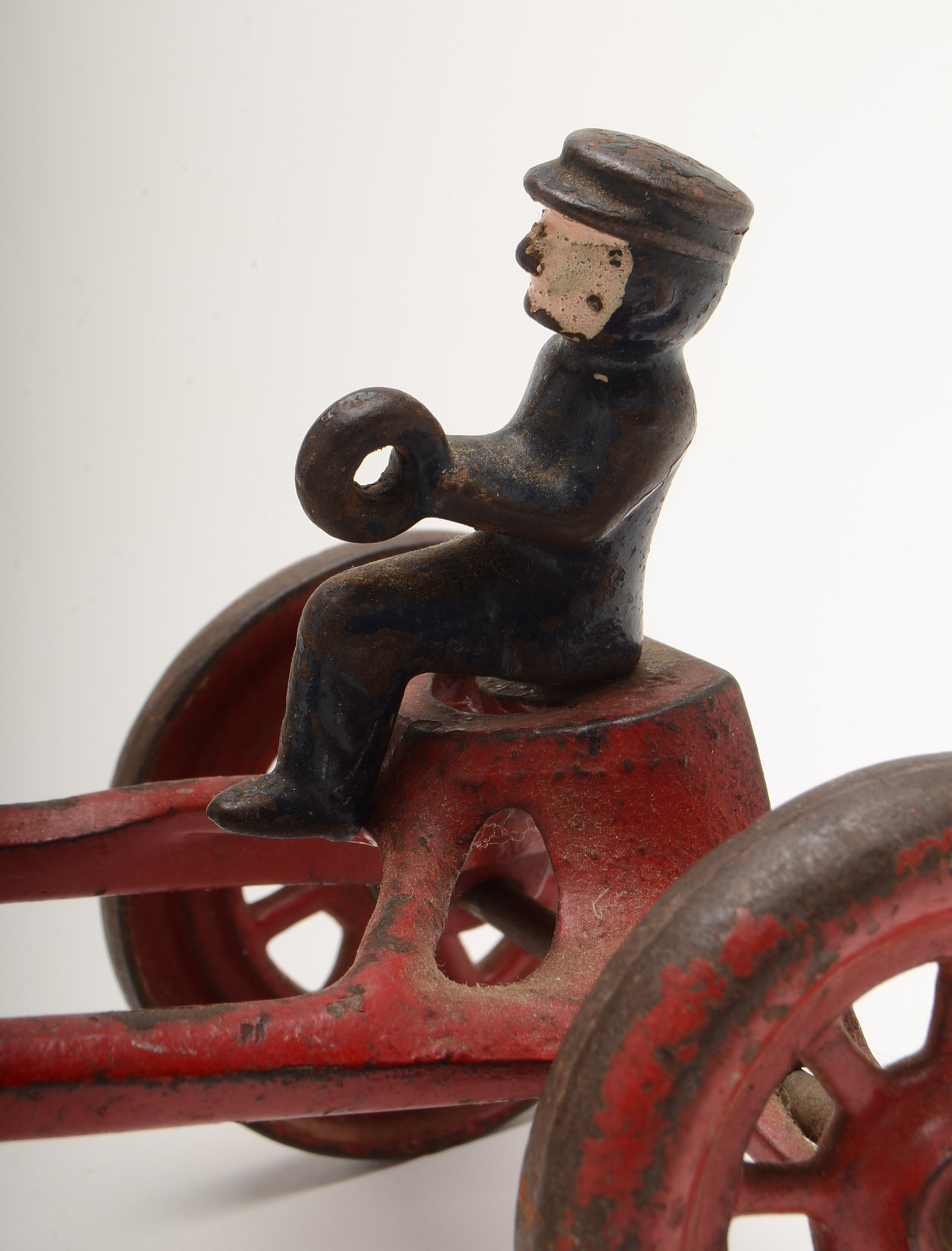 Vintage Cast Iron Horse and Driver by Kenton Toys