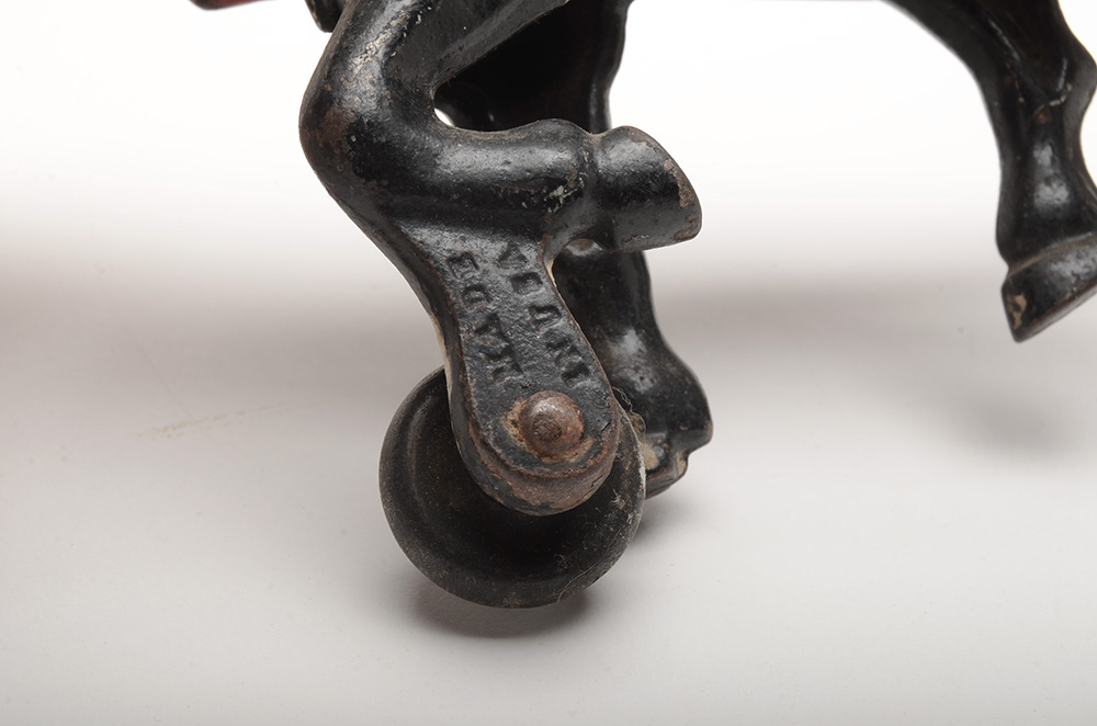 Vintage Cast Iron Horse and Driver by Kenton Toys