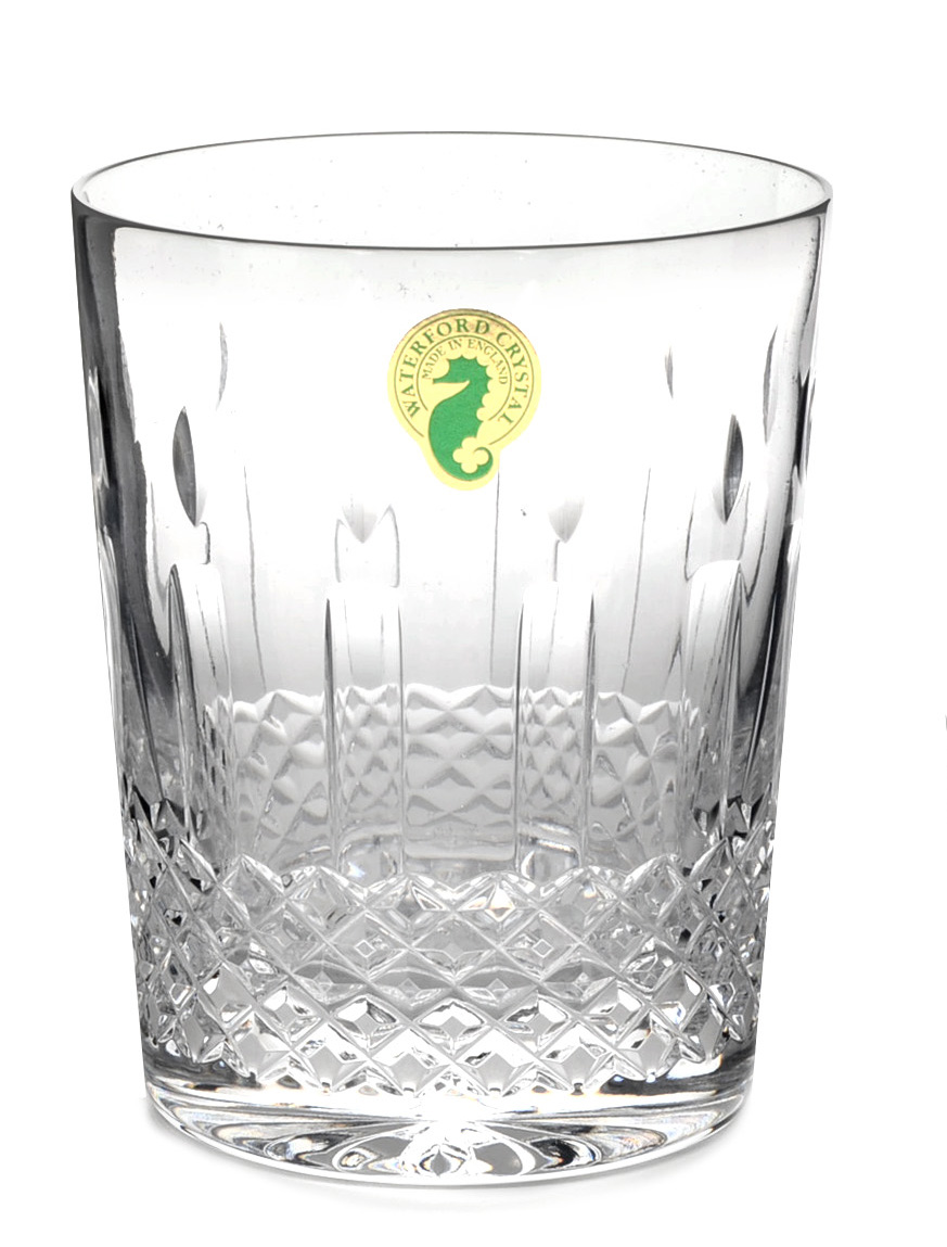 Waterford Crystal "Happy Birthday" Double Old Fashioned Glasses