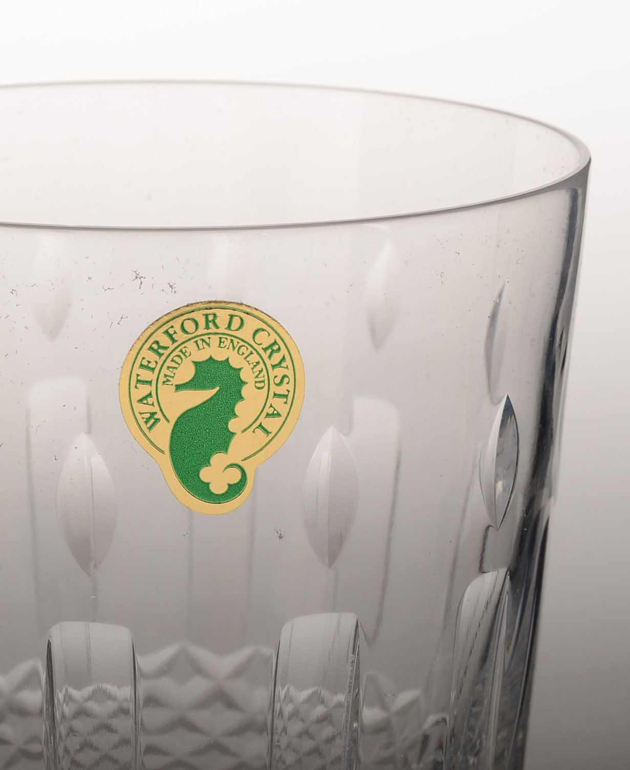 Waterford Crystal "Happy Birthday" Double Old Fashioned Glasses