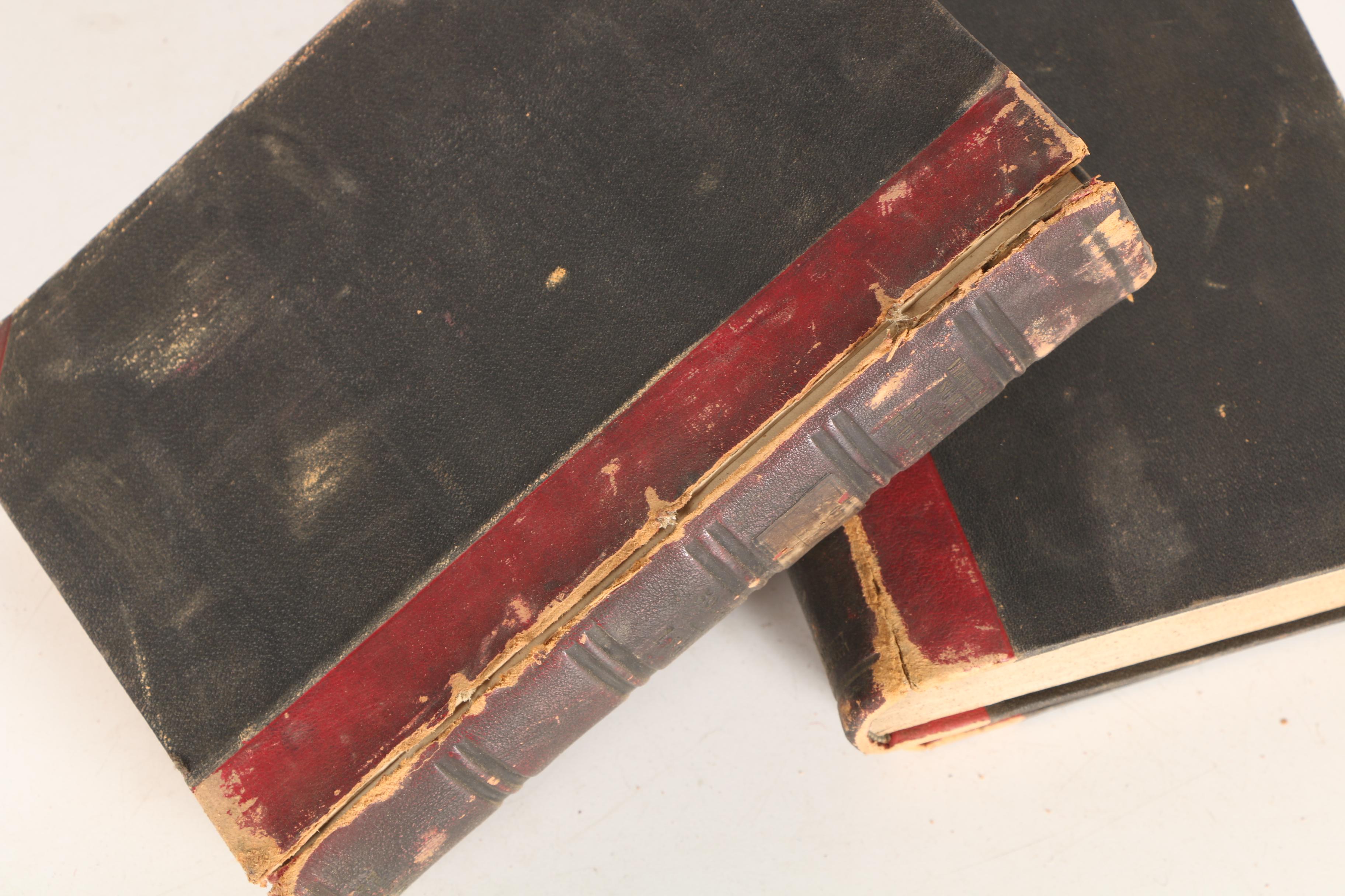 1859 German Medical Book Set by Josef Halla and Josef Kraft