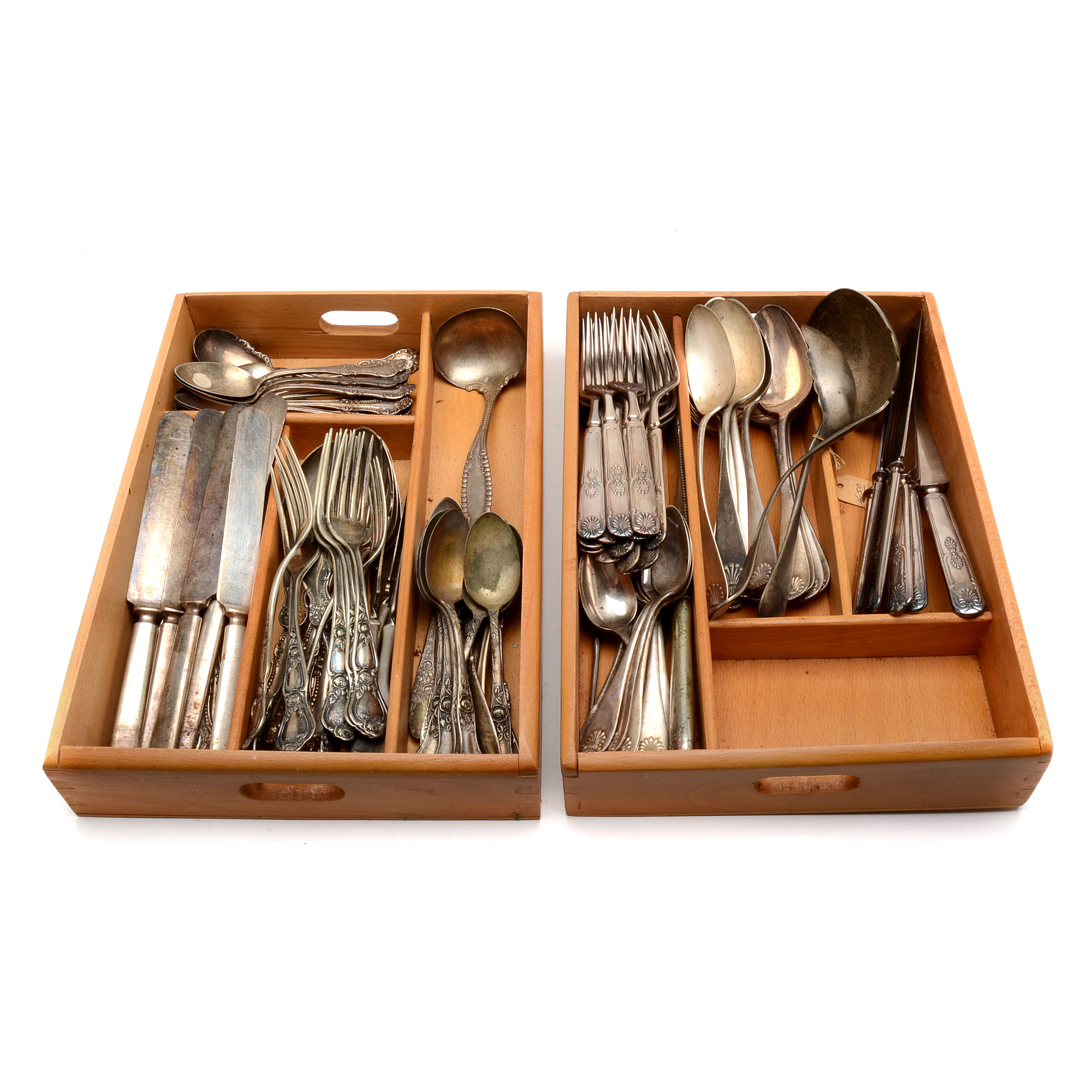 Assorted Silver Plated Flatware
