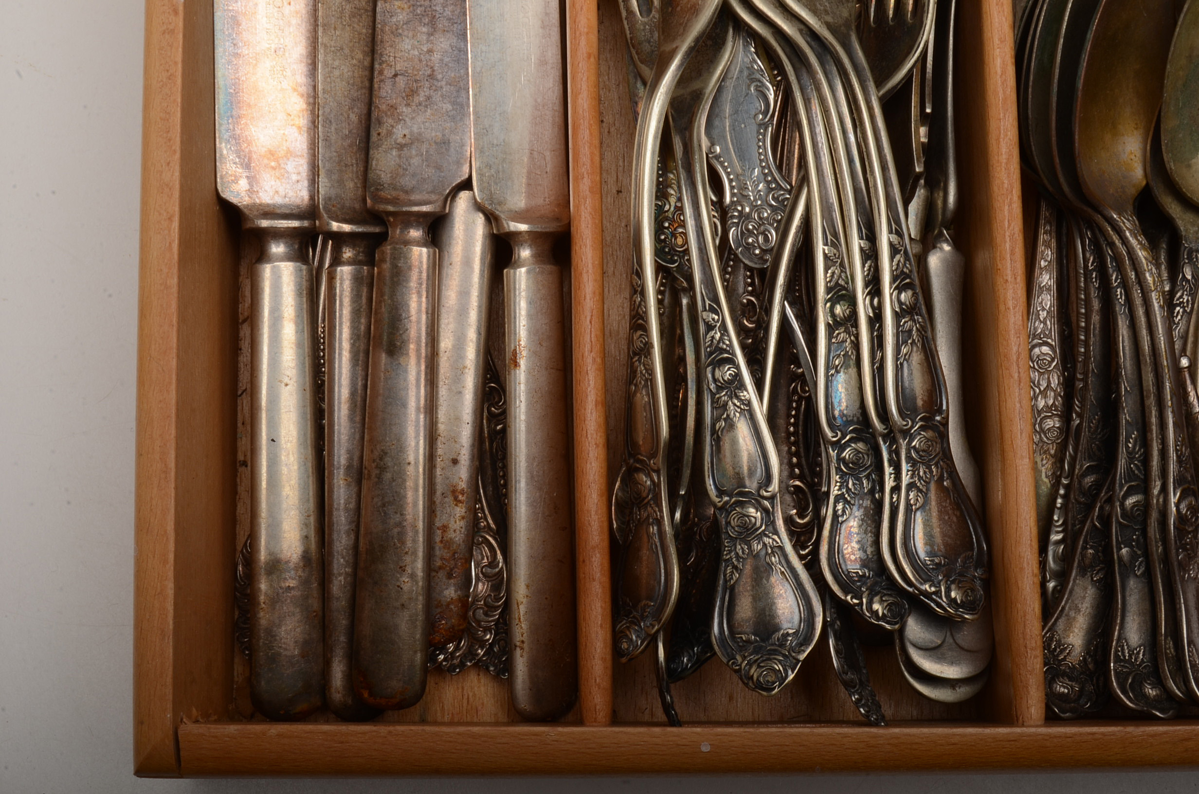 Assorted Silver Plated Flatware