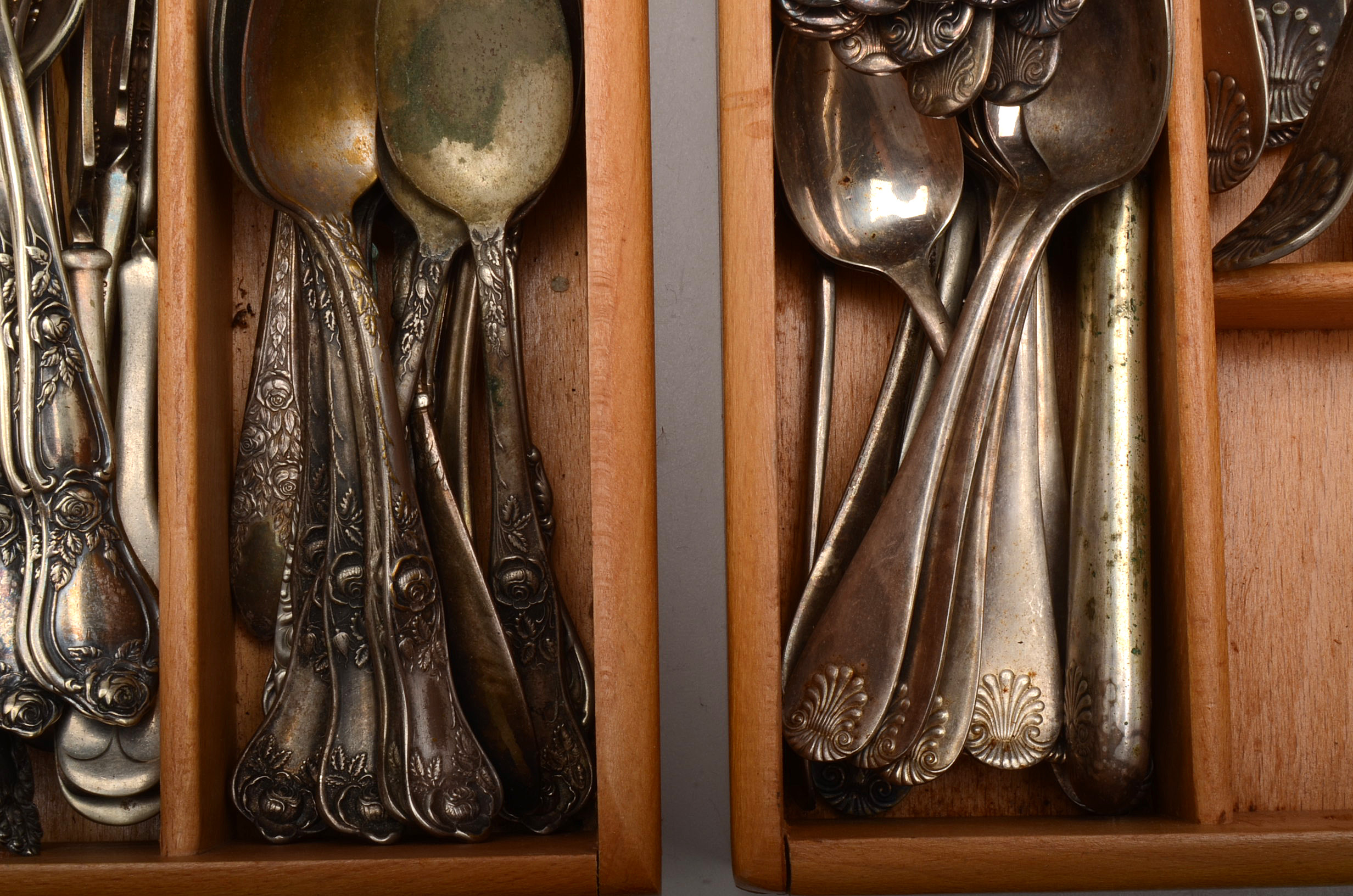 Assorted Silver Plated Flatware