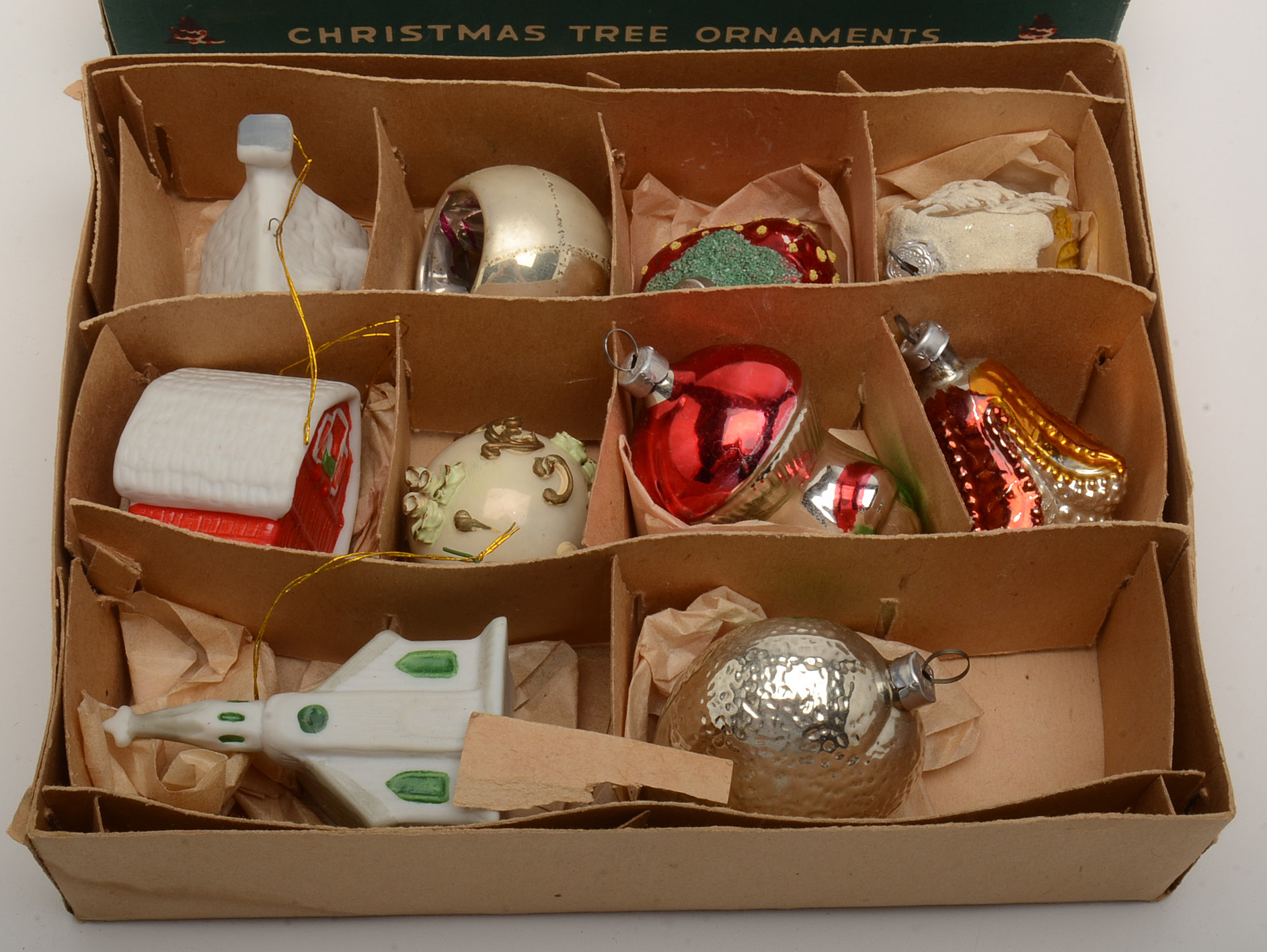Vintage Christmas Holiday Ornaments and Decorations