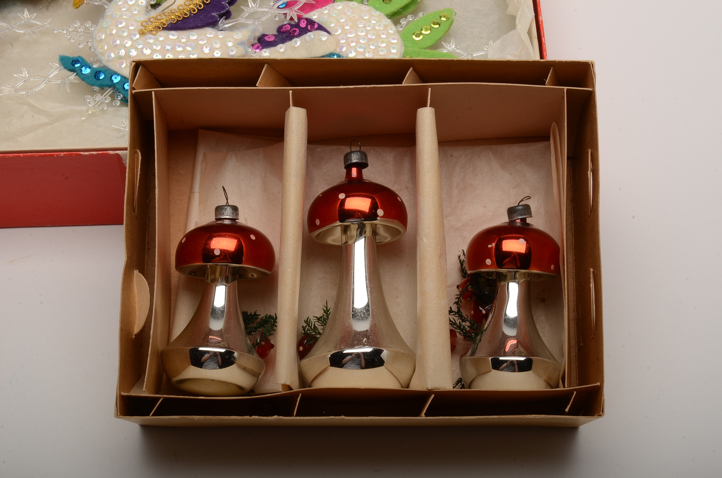 Vintage Christmas Holiday Ornaments