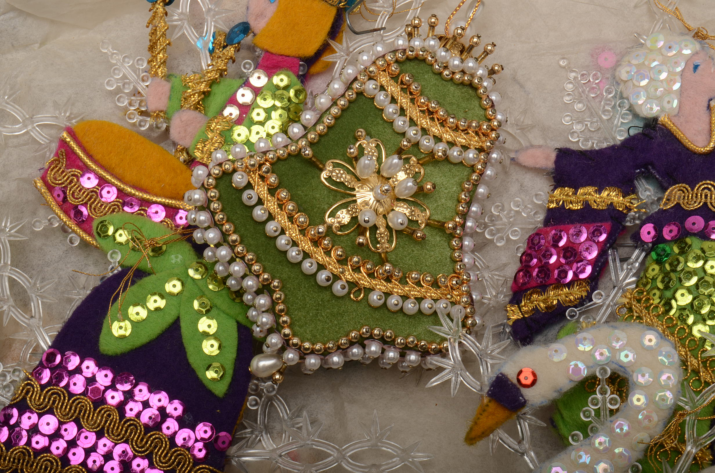 Vintage Christmas Holiday Ornaments