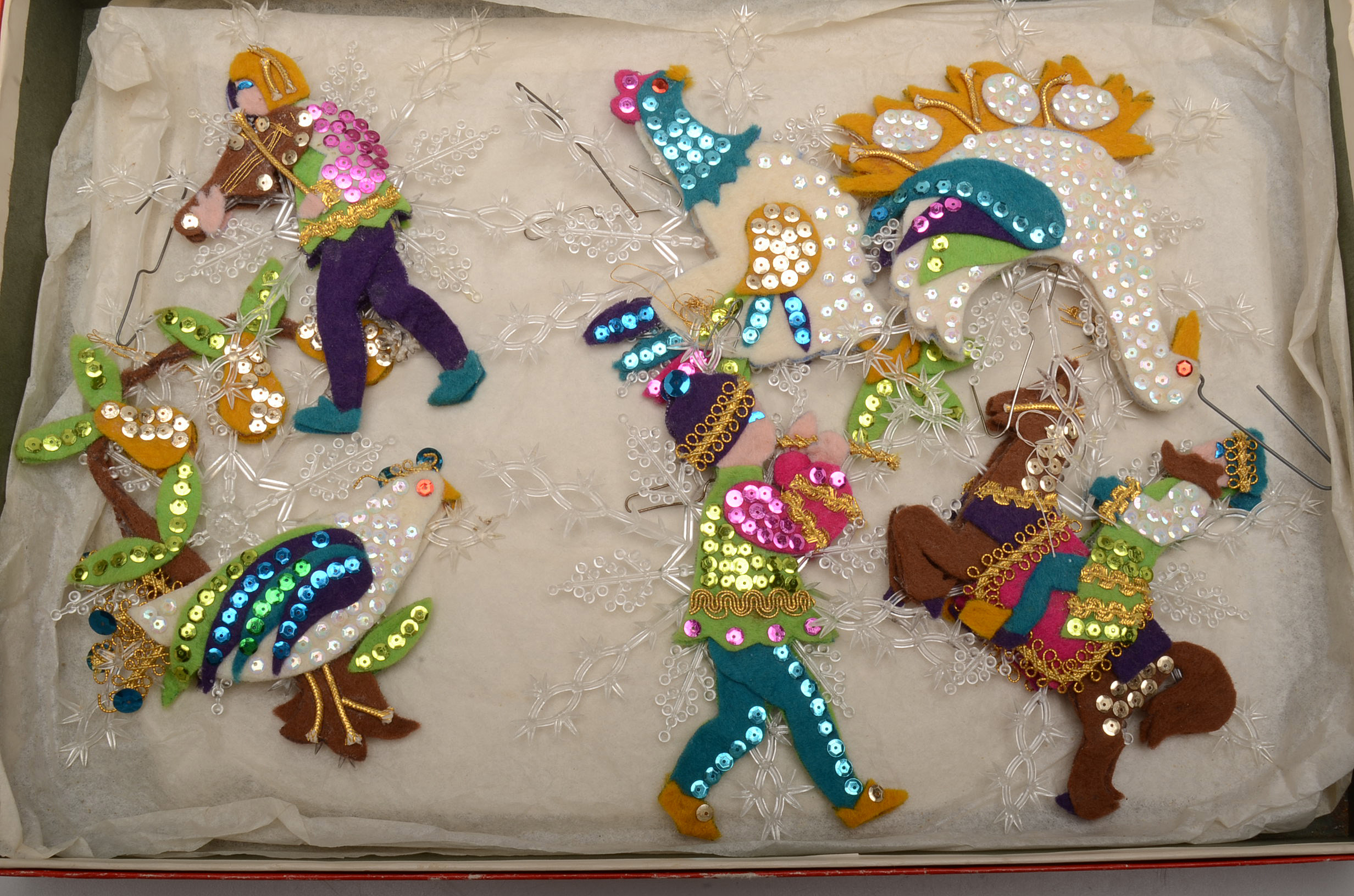 Vintage Christmas Holiday Ornaments