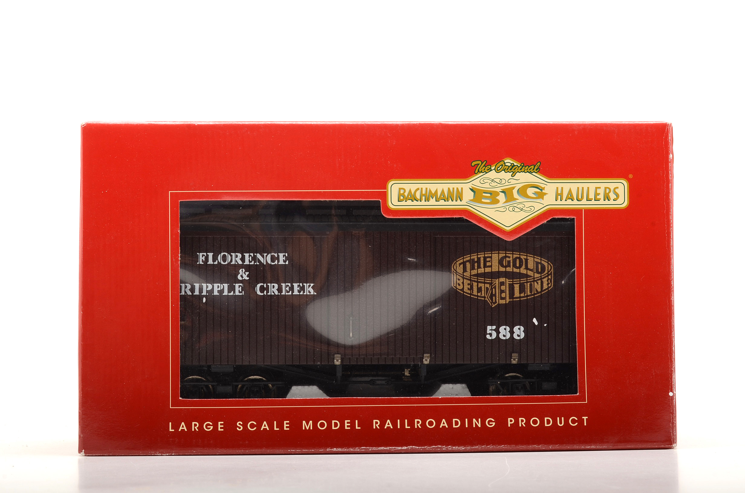 Collection of Garden Scale Train Cars with Boxes