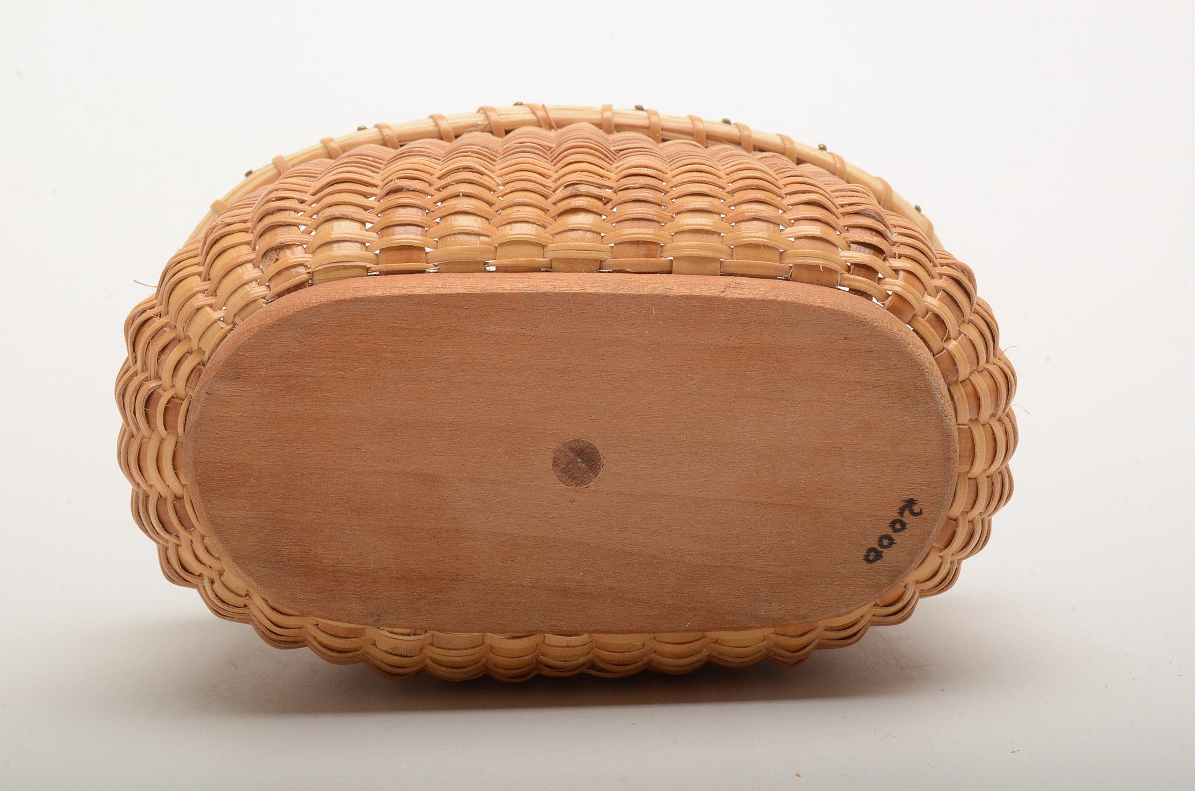 Miniature Nantucket Style Basket and Nested Seagrass Baskets