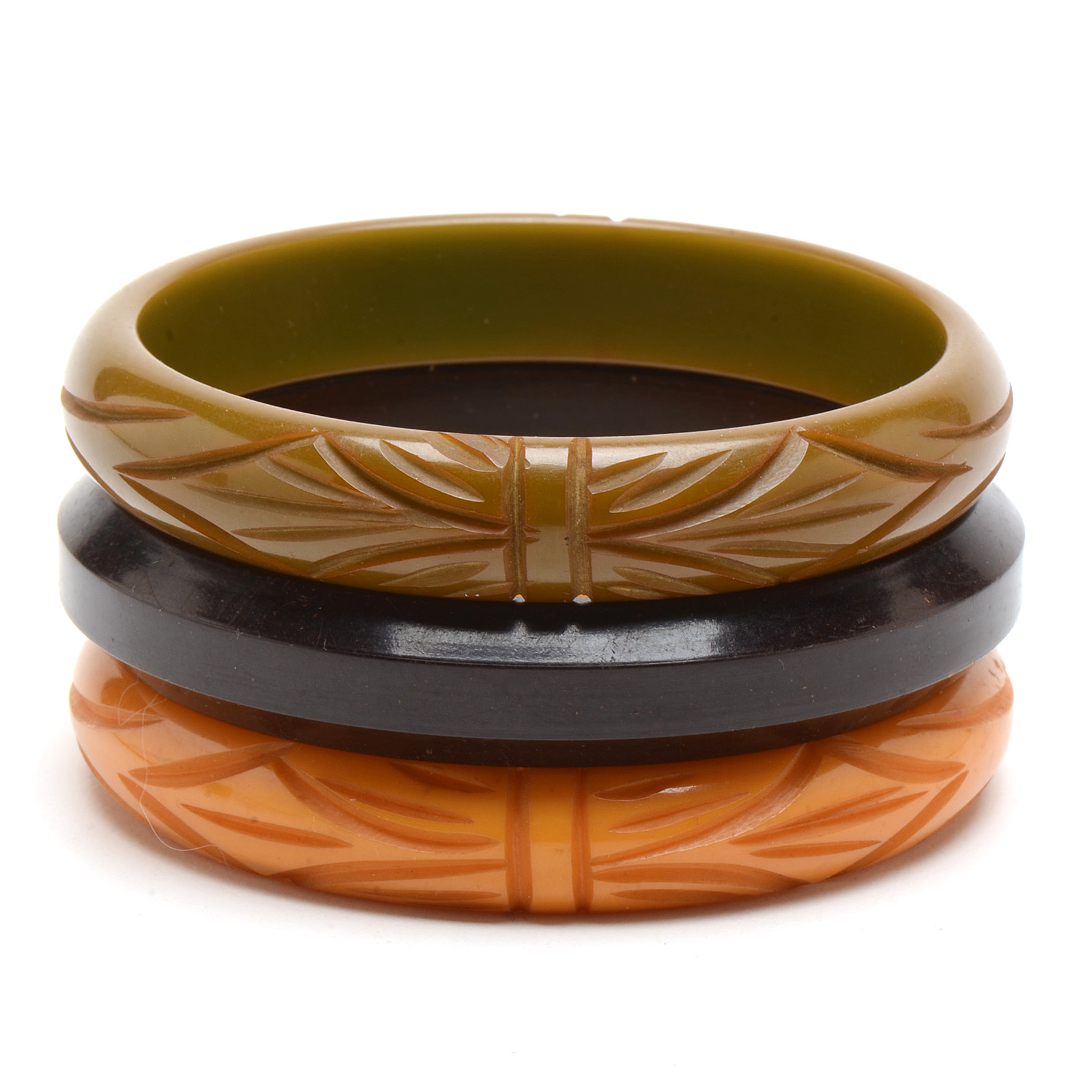 Three Vintage Bakelite Bangles