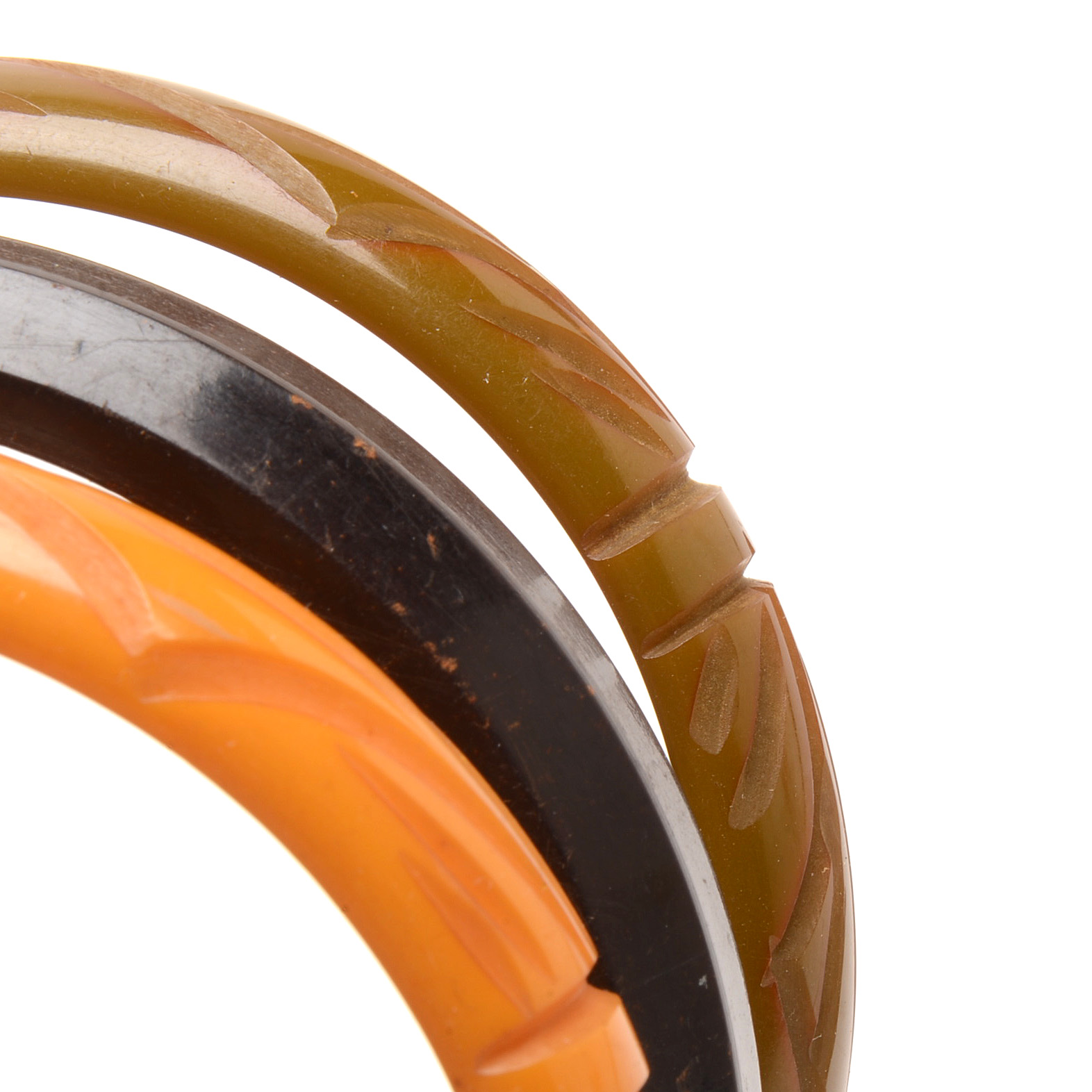 Three Vintage Bakelite Bangles