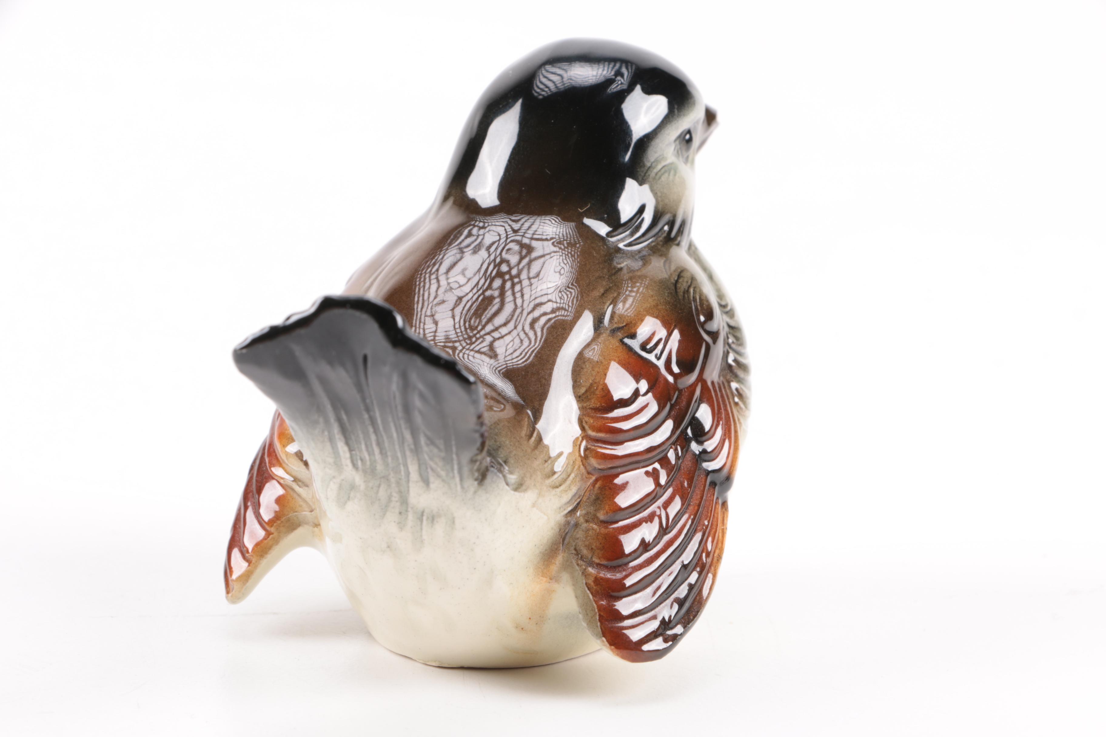 Circa 1970s Porcelain Bird Figurines Featuring Royal Adderley