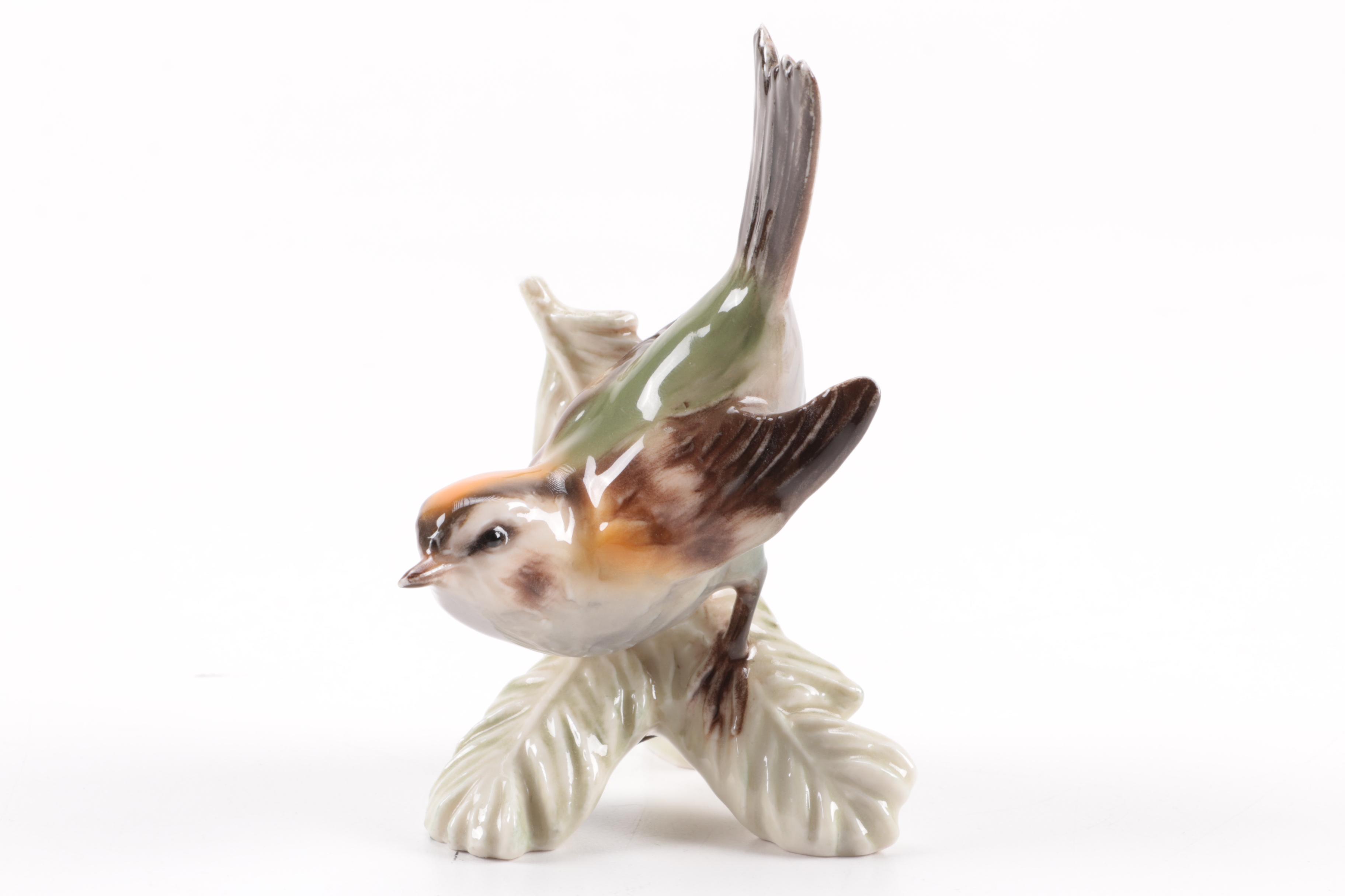 Circa 1970s Porcelain Bird Figurines Featuring Royal Adderley