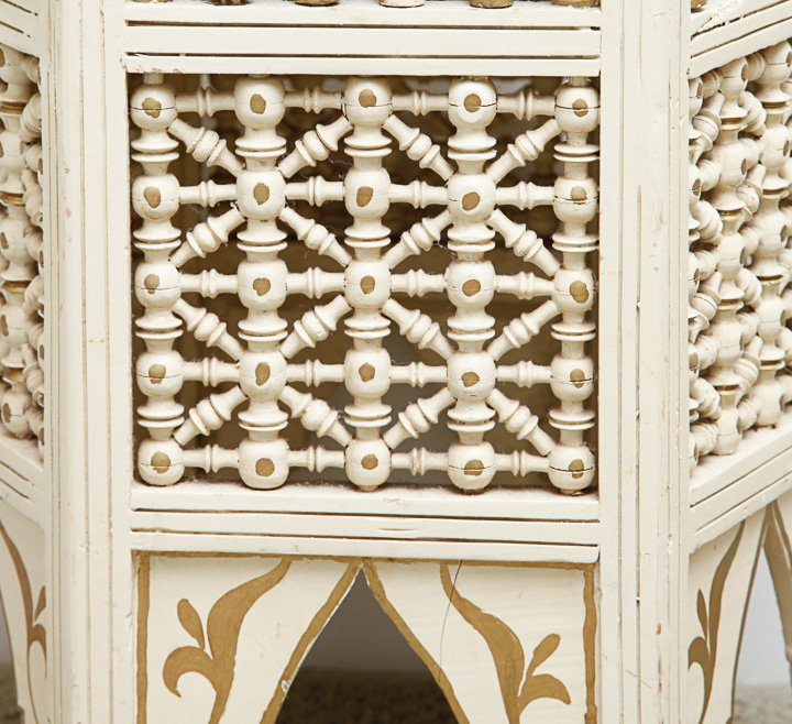 Morrocan Inspired Wood Side Table