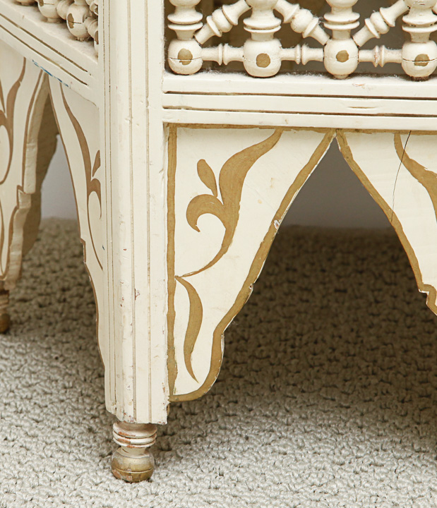 Morrocan Inspired Wood Side Table