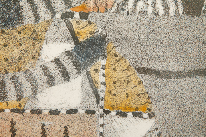 Jack Portland Mixed Media Monoprint