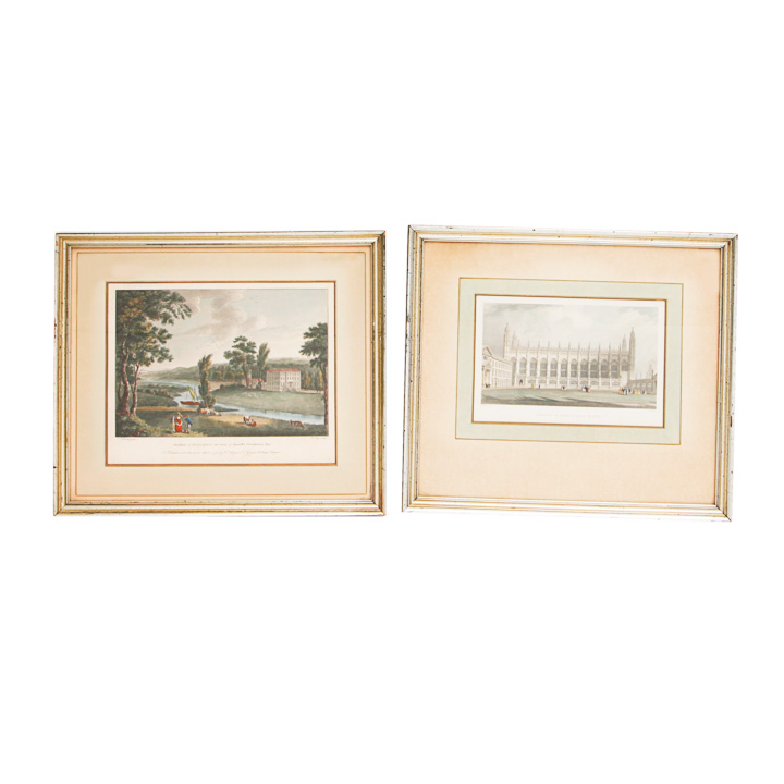 Pair of Hand-Colored Engravings