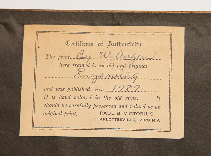 Pair of Hand-Colored Engravings