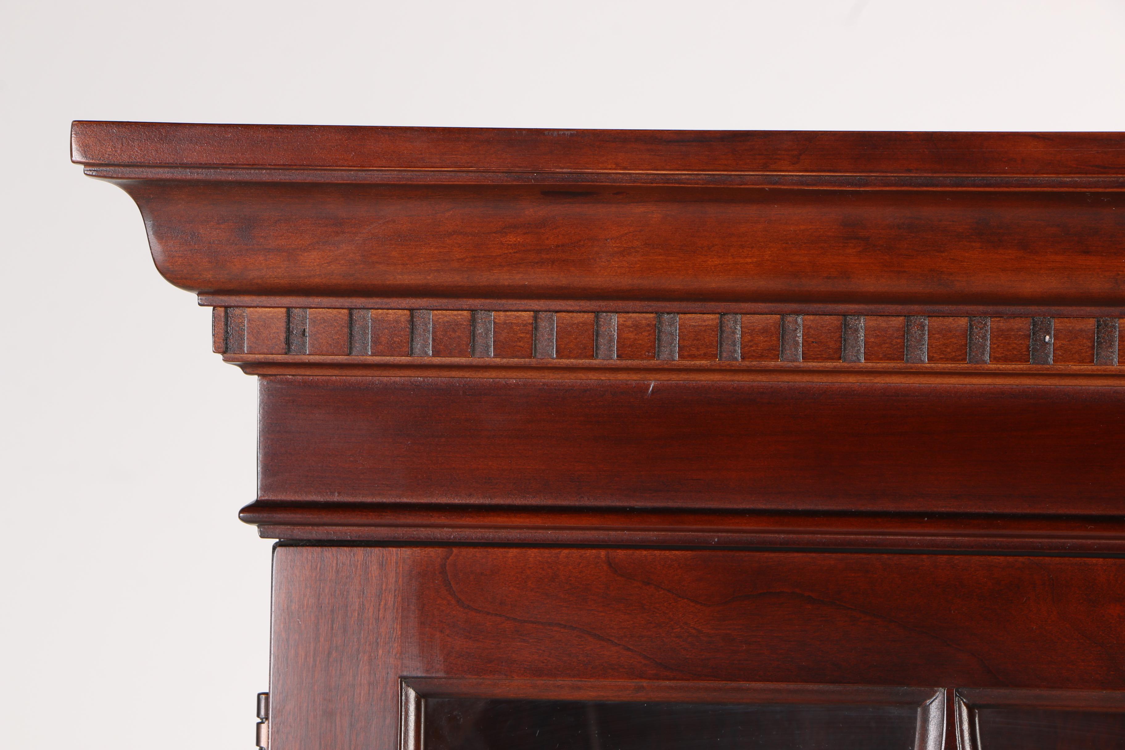 Statton Solid Cherry Lighted China Cabinet