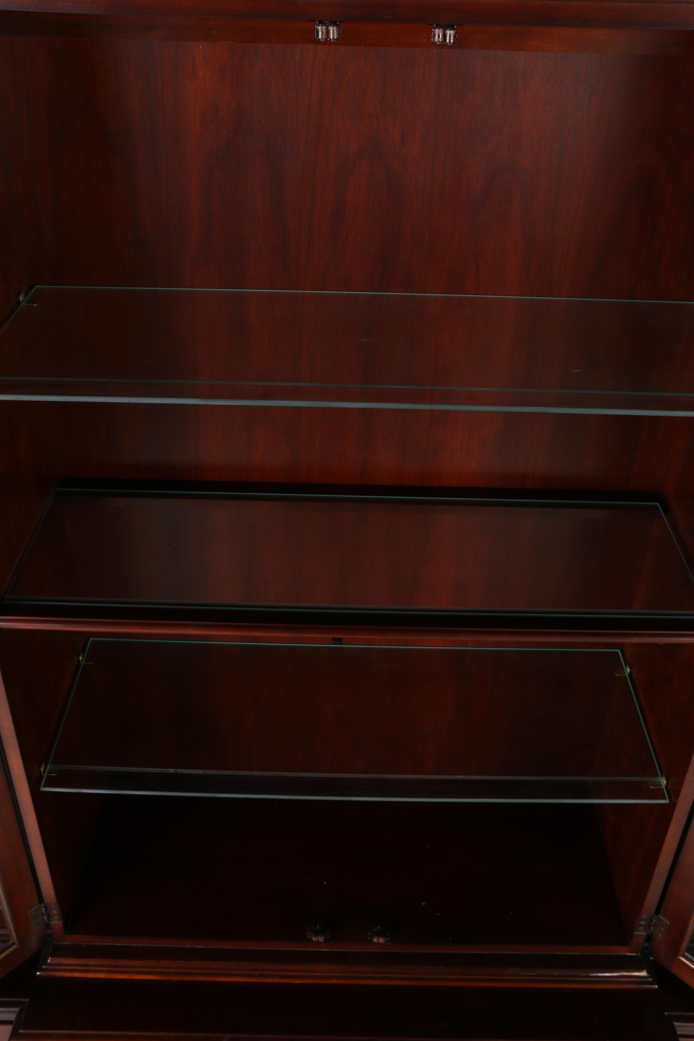 Statton Solid Cherry Lighted China Cabinet