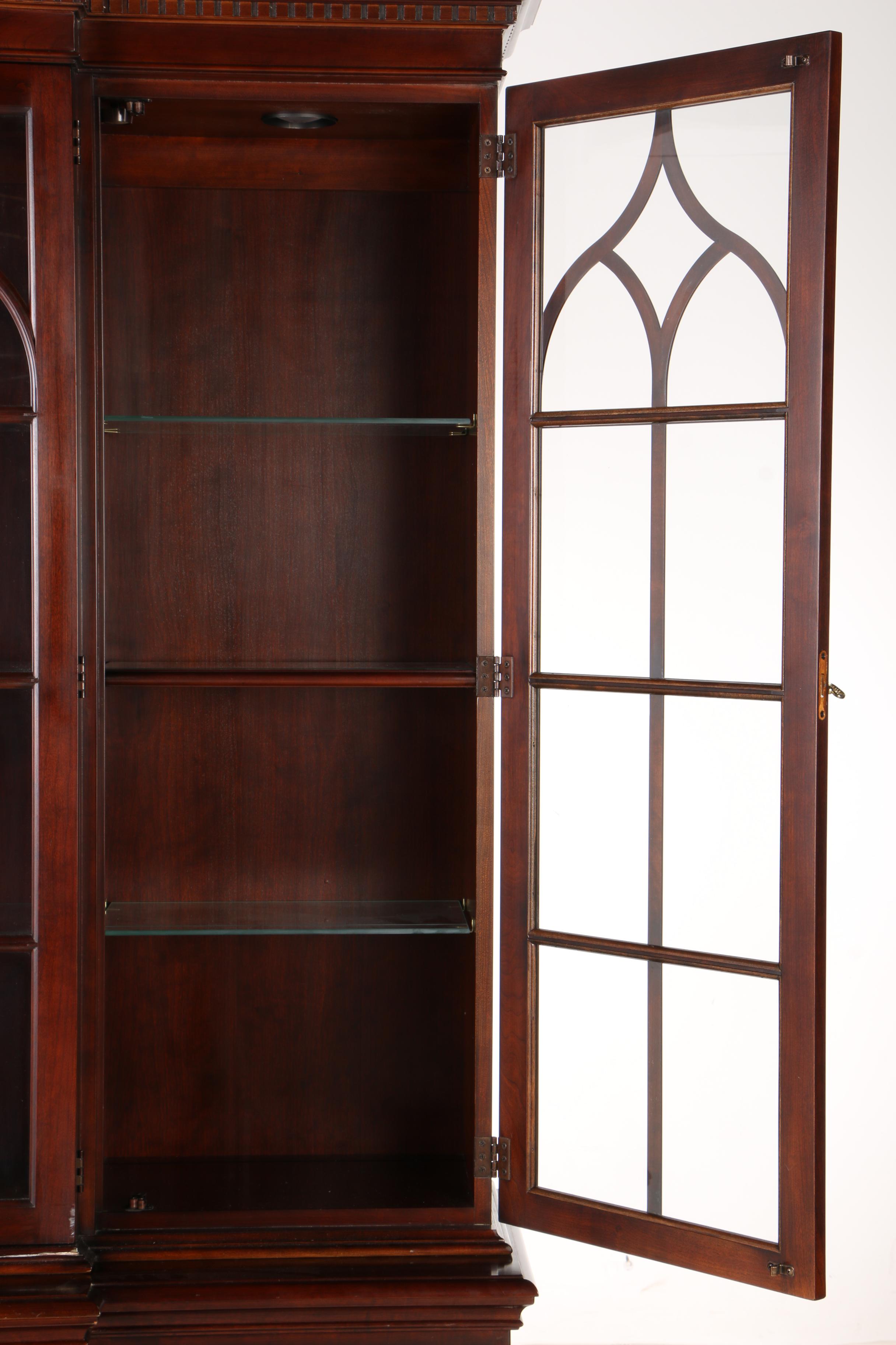 Statton Solid Cherry Lighted China Cabinet