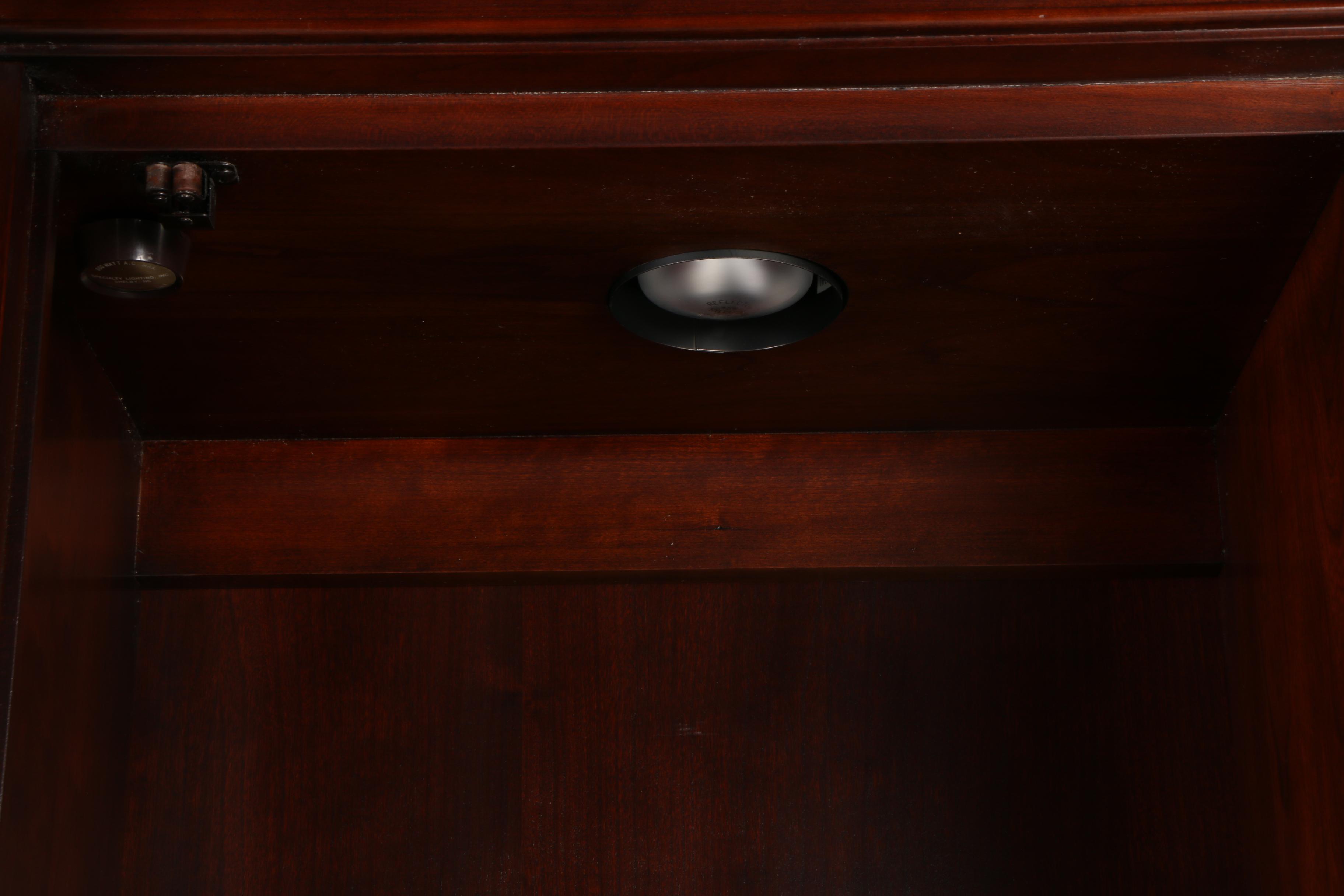 Statton Solid Cherry Lighted China Cabinet