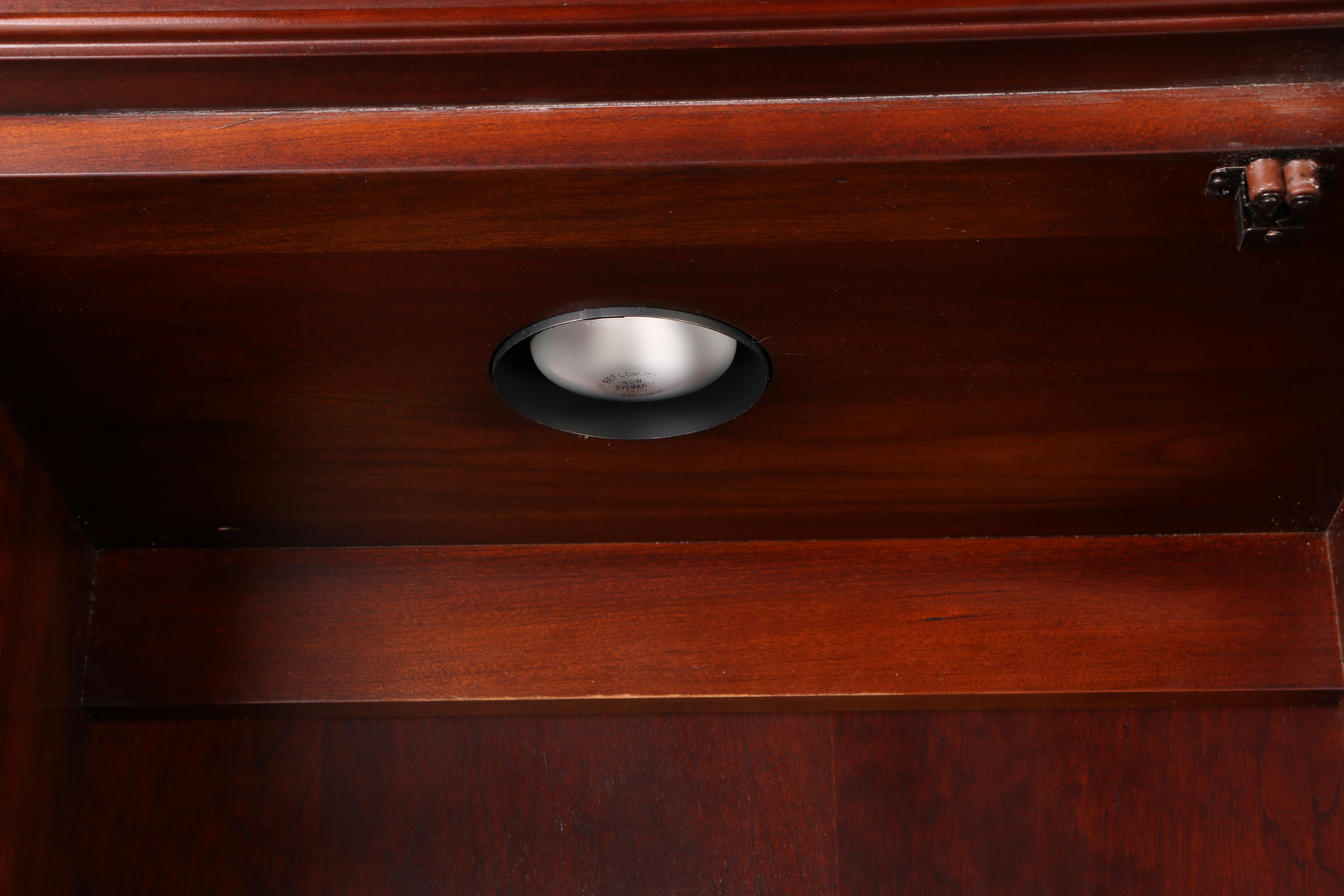 Statton Solid Cherry Lighted China Cabinet