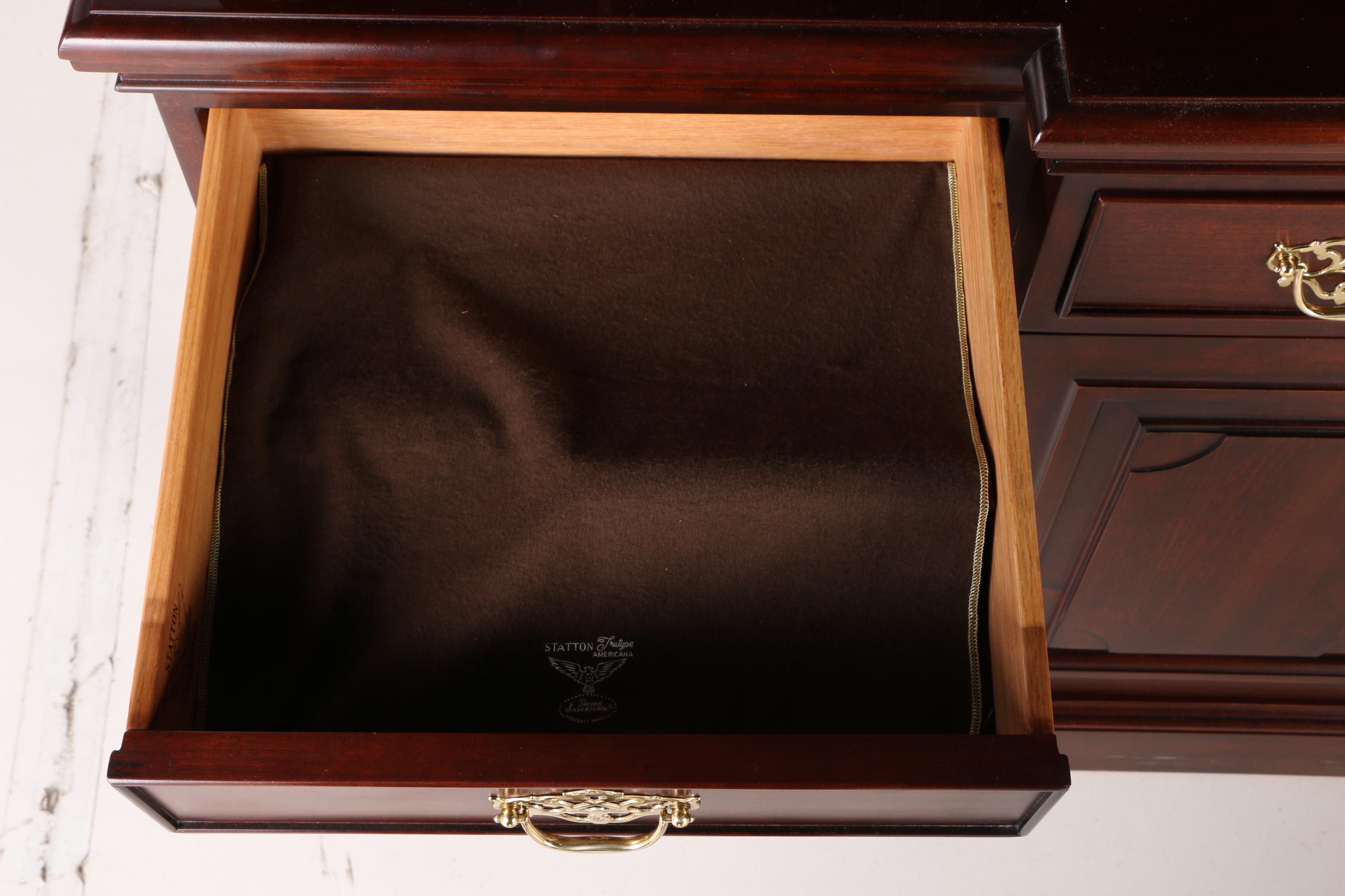 Statton Solid Cherry Lighted China Cabinet