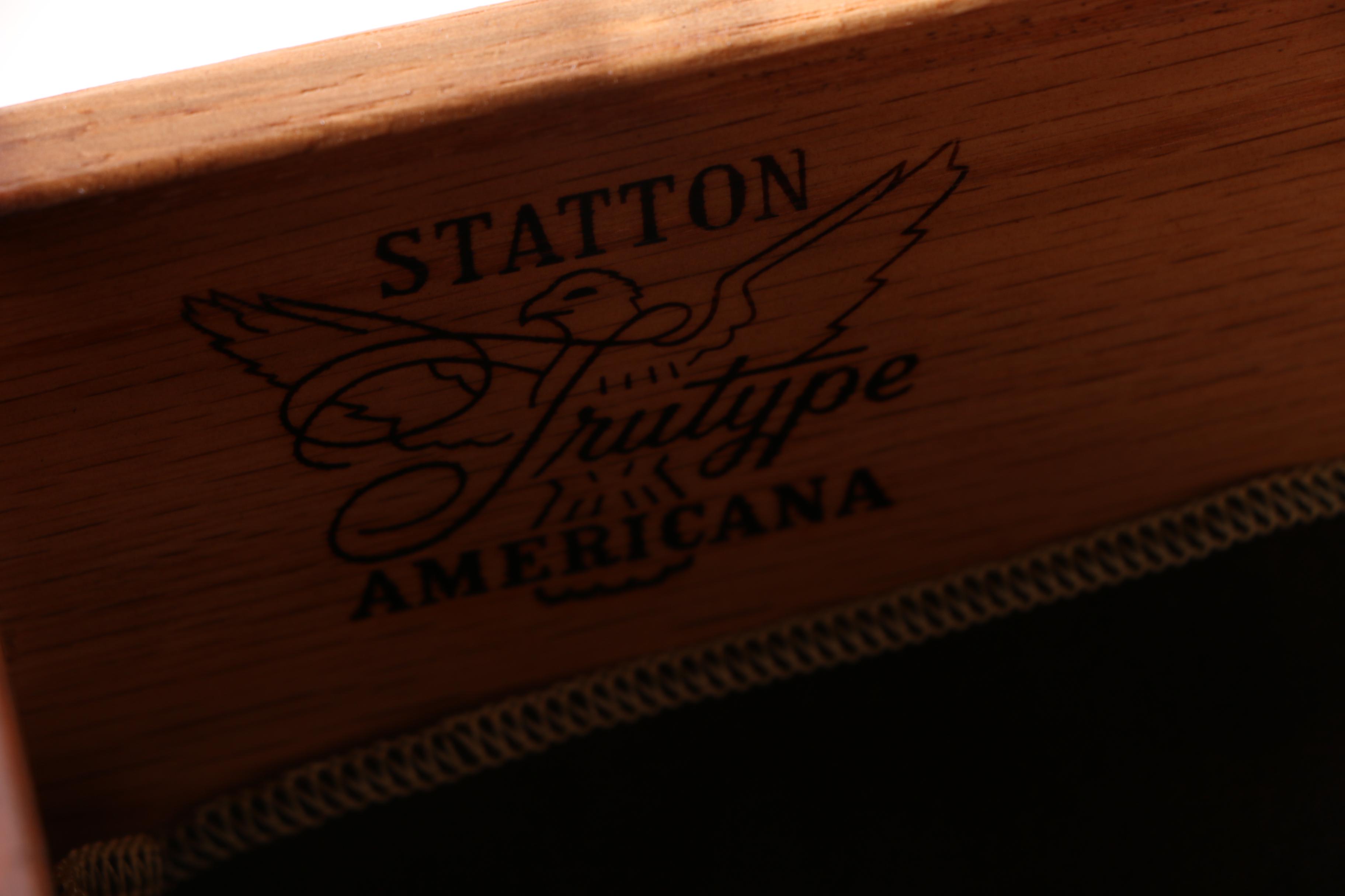 Statton Solid Cherry Lighted China Cabinet